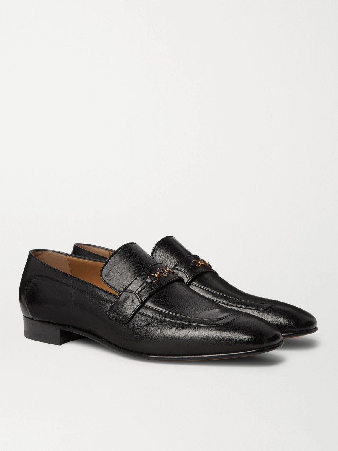 GUCCI HORSEBIT LEATHER LOAFERS