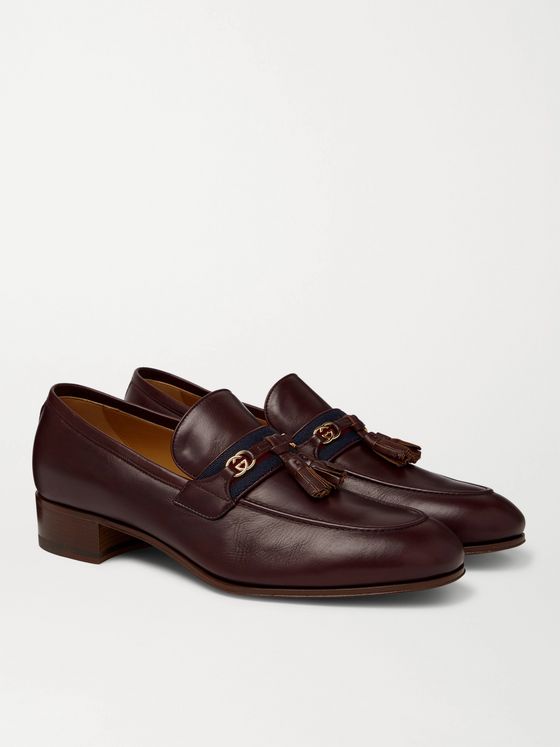 burgundy gucci shoes