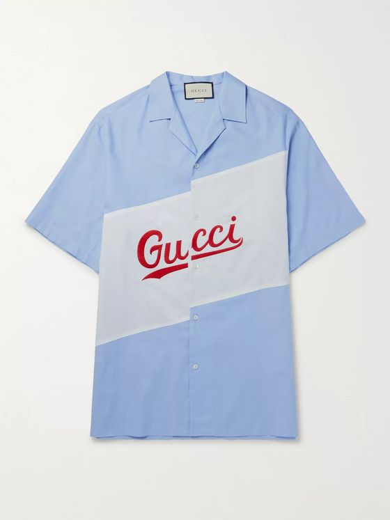 gucci printed shirt