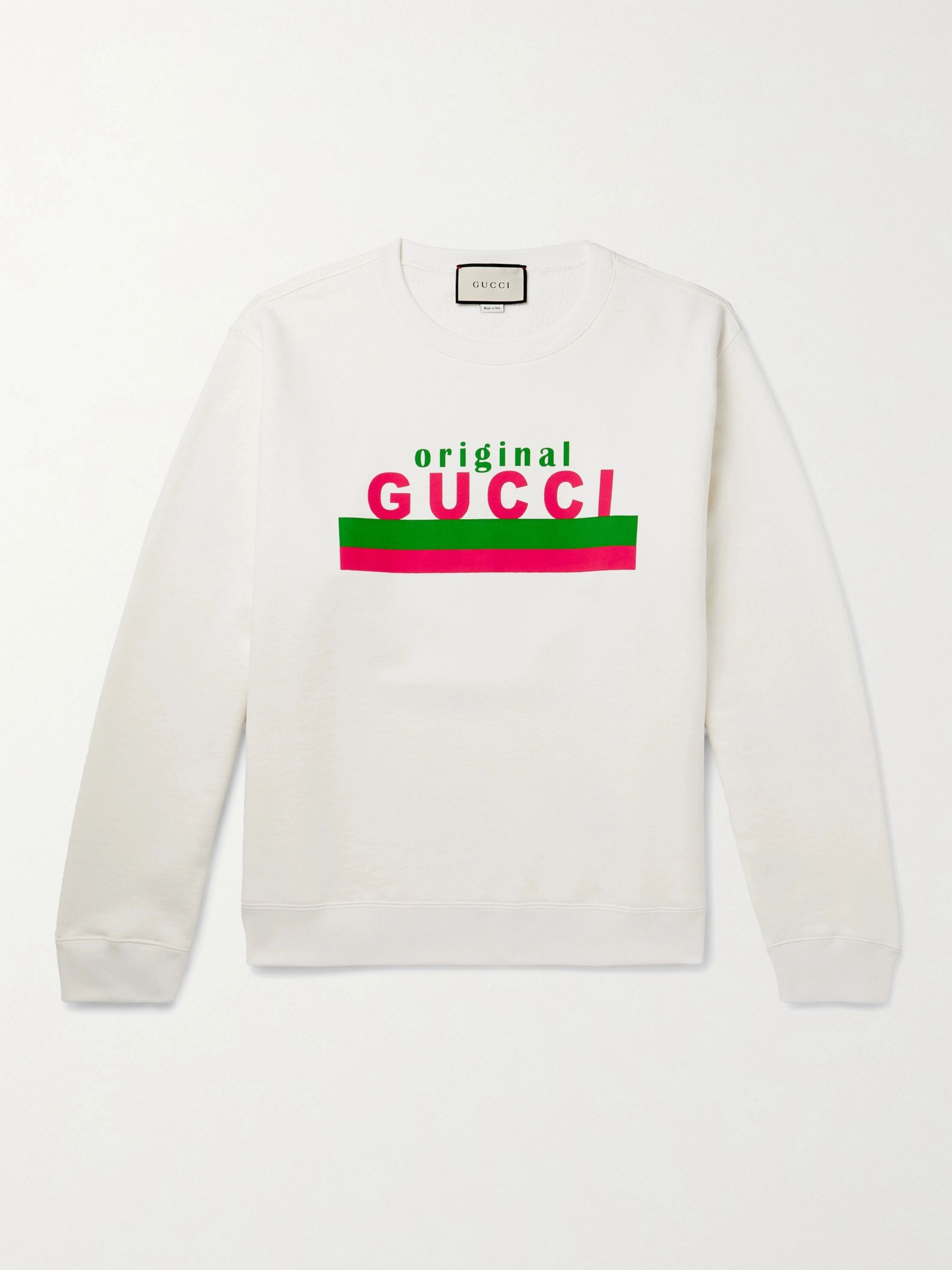 sweatshirt with gucci logo