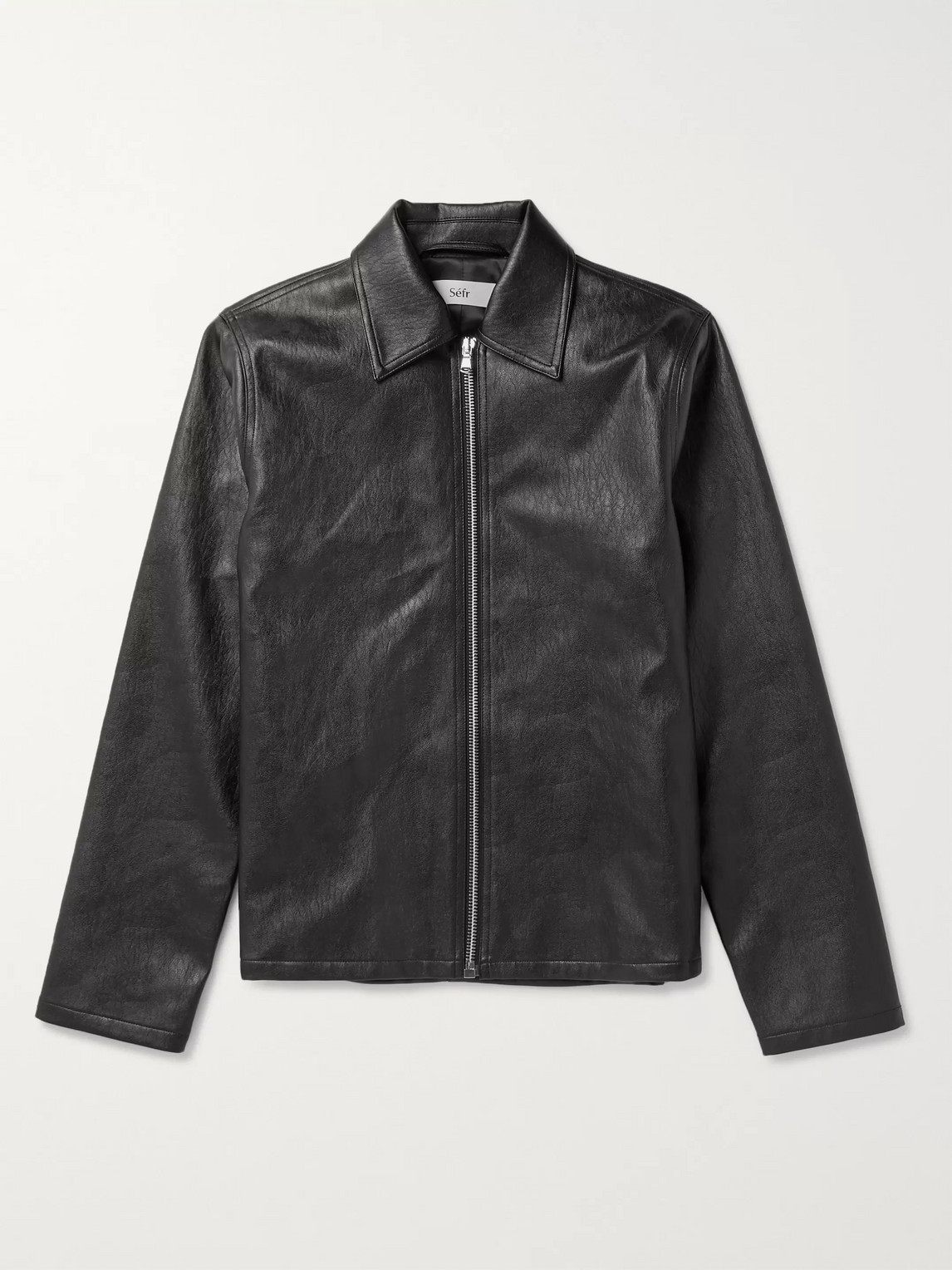 SÉFR TRUTH FAUX LEATHER JACKET