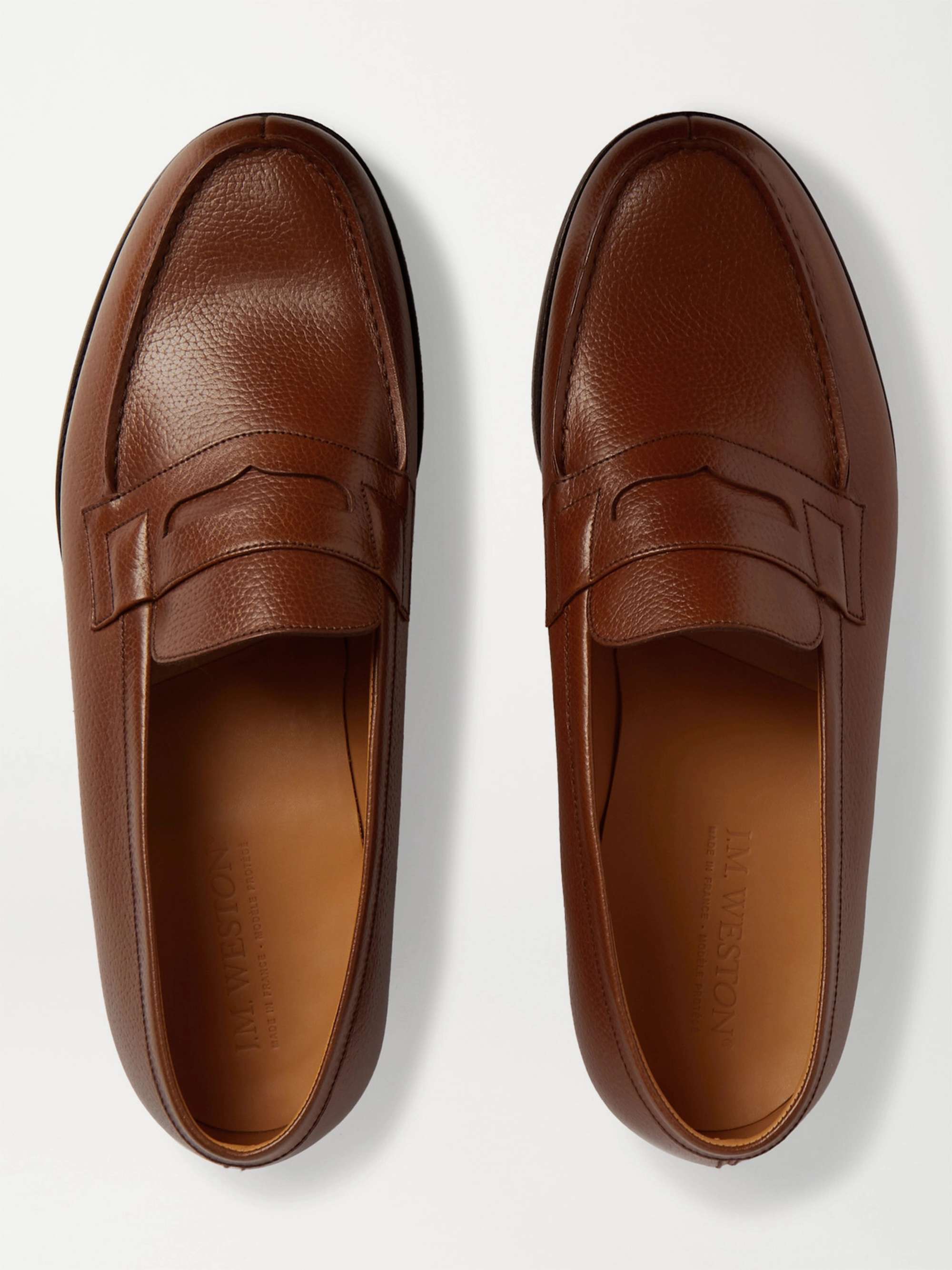Brown 180 Moccasin Full-Grain Leather Loafers | J.M. WESTON | MR PORTER