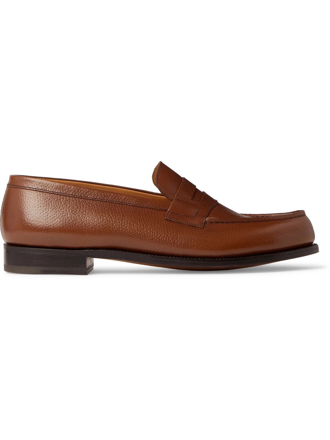 J.M. Weston 180 Moccasin Full-Grain Leather Loafers
