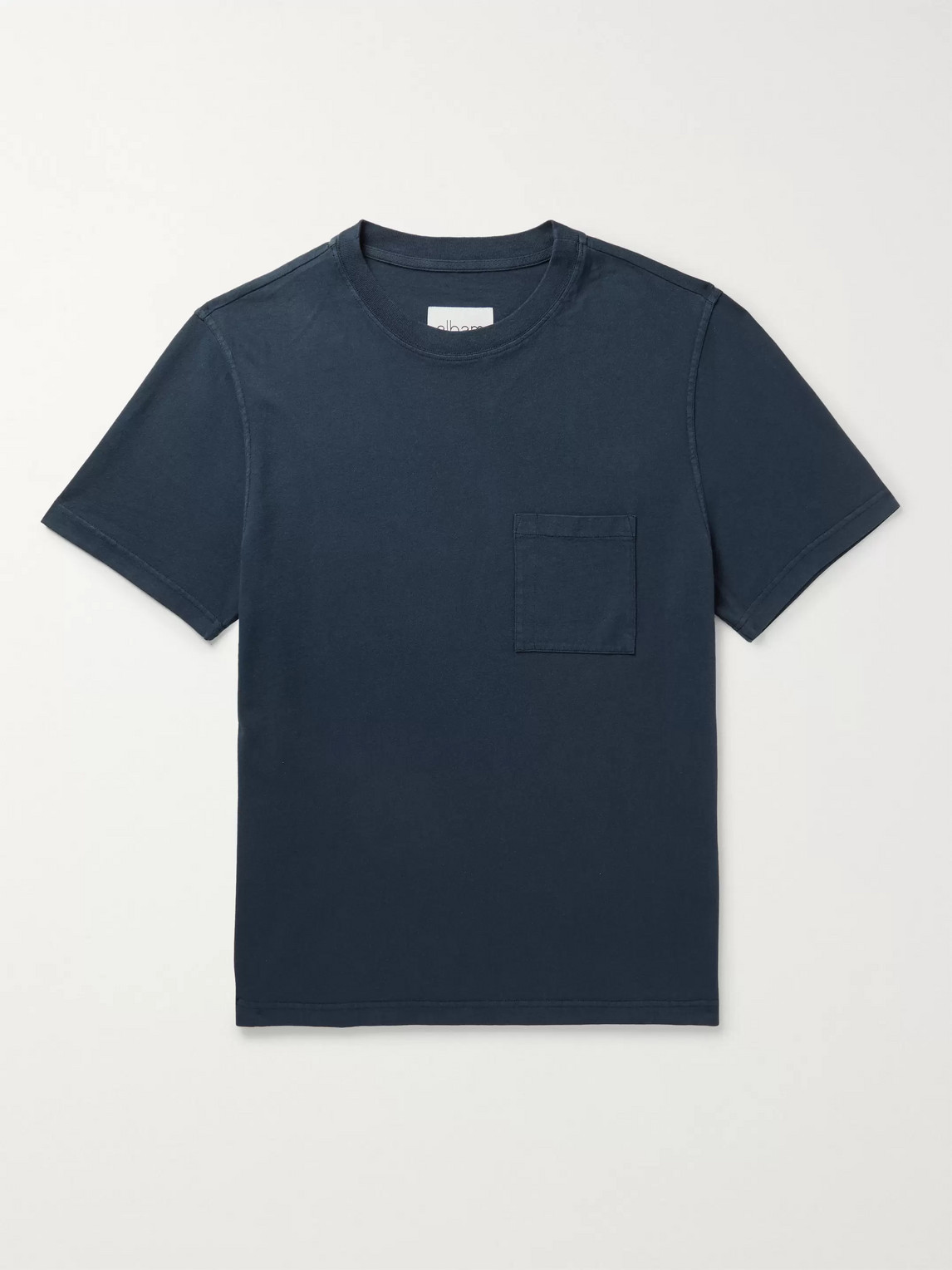 Albam Workwear Cotton-jersey T-shirt In Blue