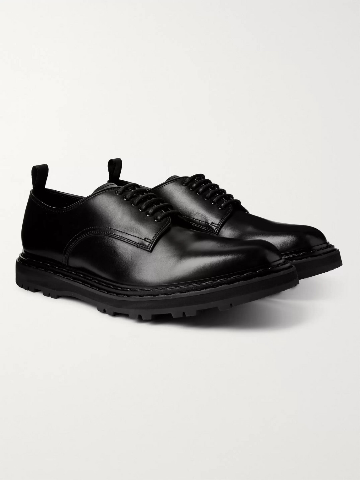 OFFICINE CREATIVE LYDON LEATHER DERBY SHOES