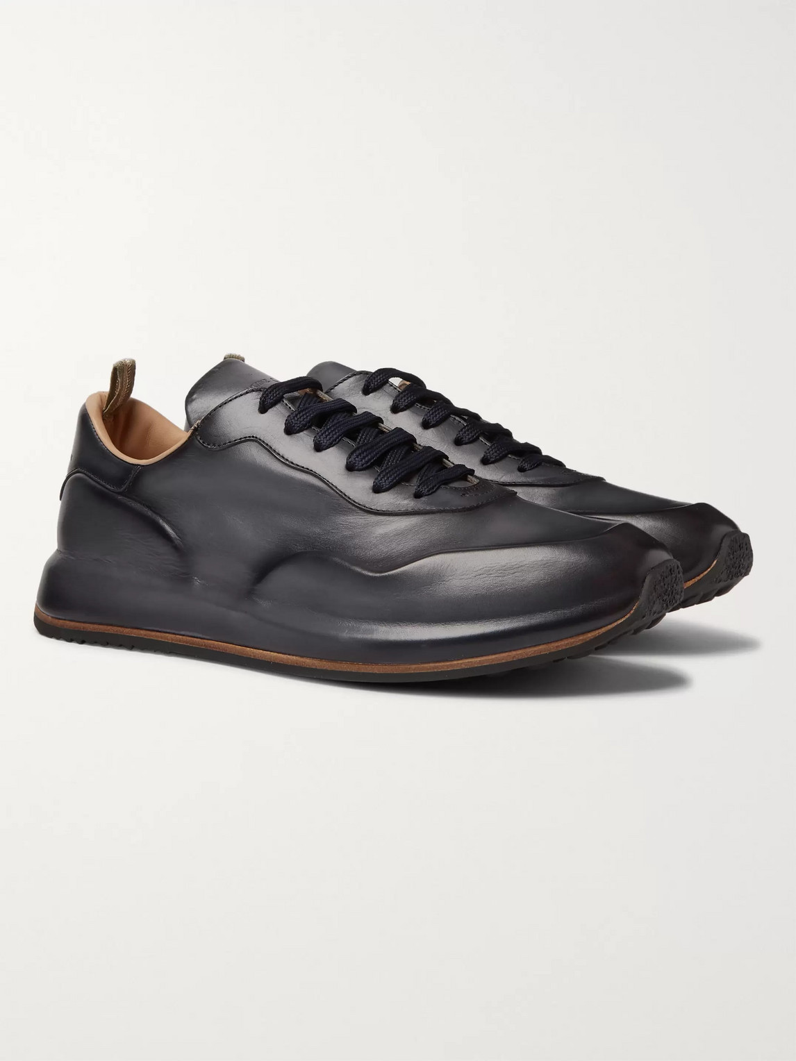 OFFICINE CREATIVE RACE LUX LEATHER SNEAKERS