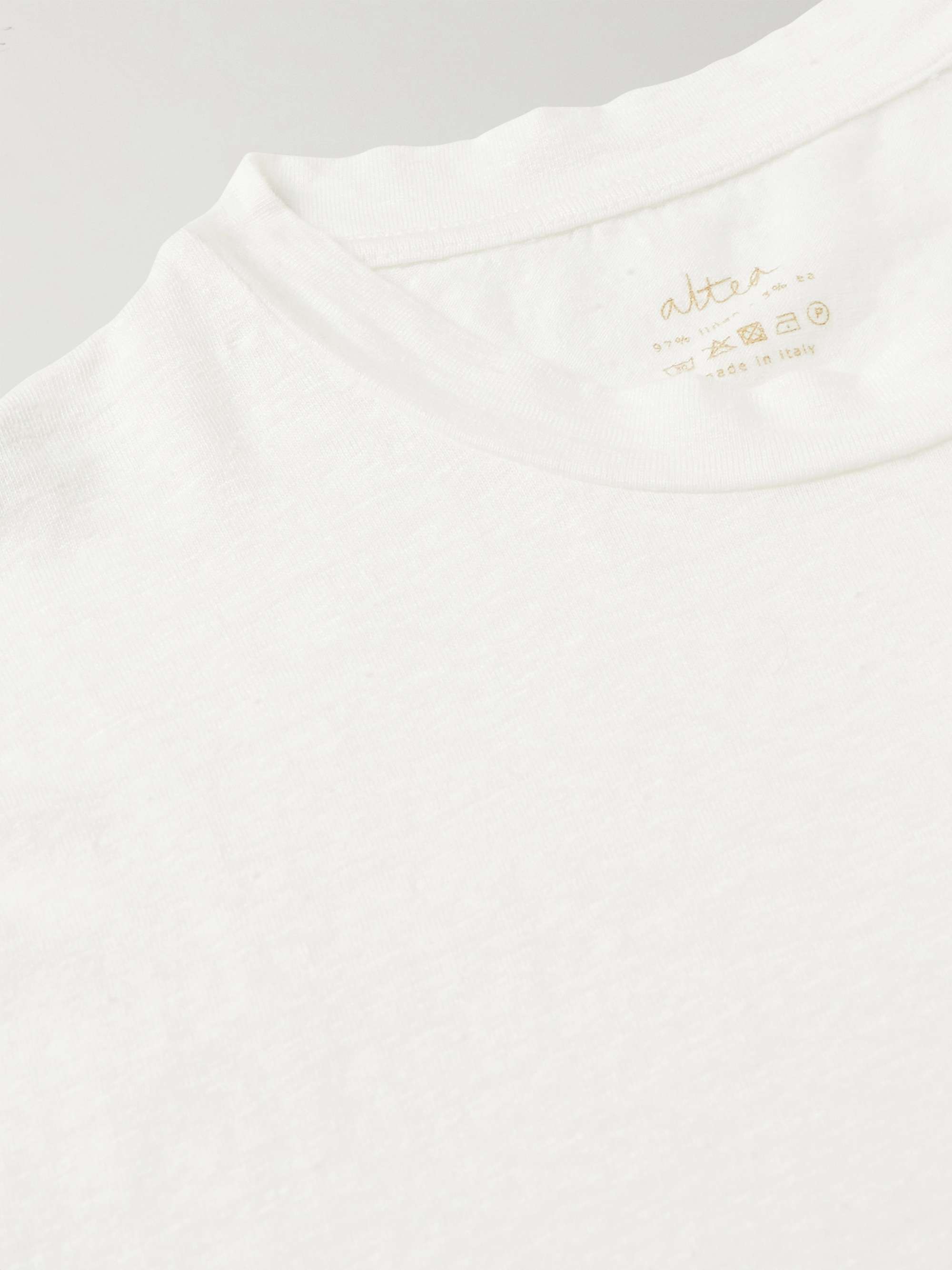 ALTEA Lewis Stretch-Linen Jersey T-Shirt