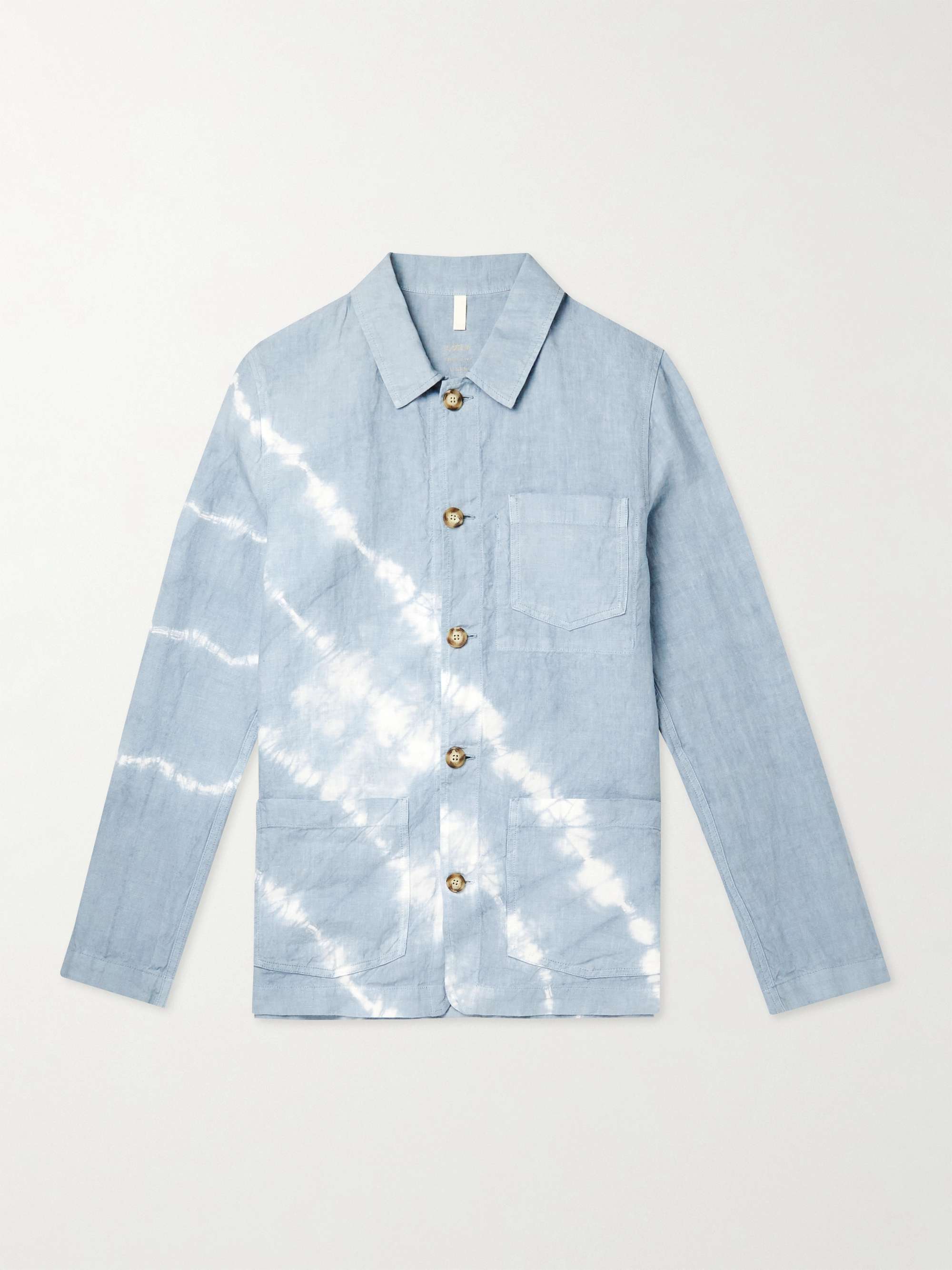 ALTEA Hoxton Tie-Dyed Linen Overshirt