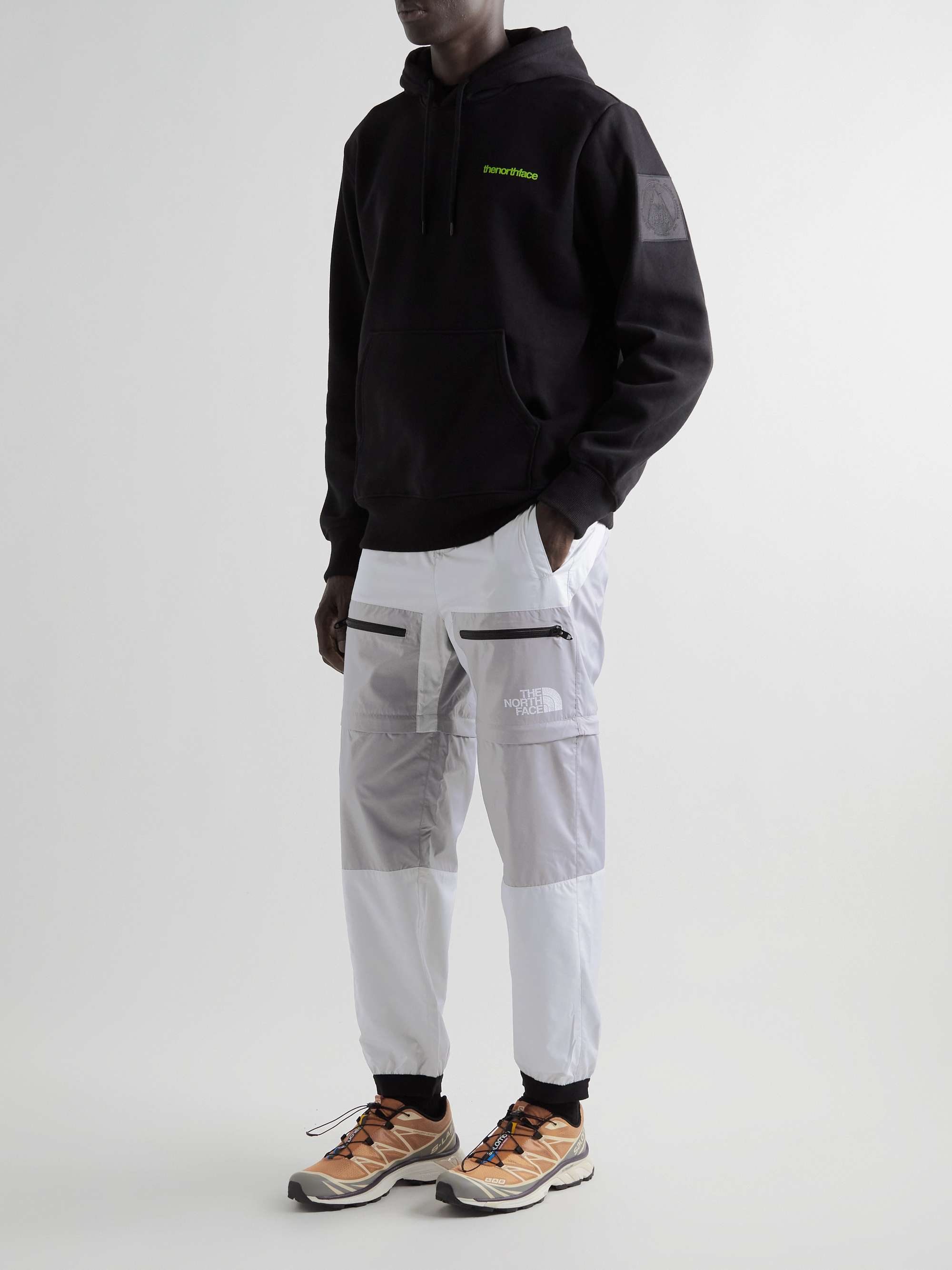 THE NORTH FACE Tapered Panelled Convertible Nylon and Mesh Trousers