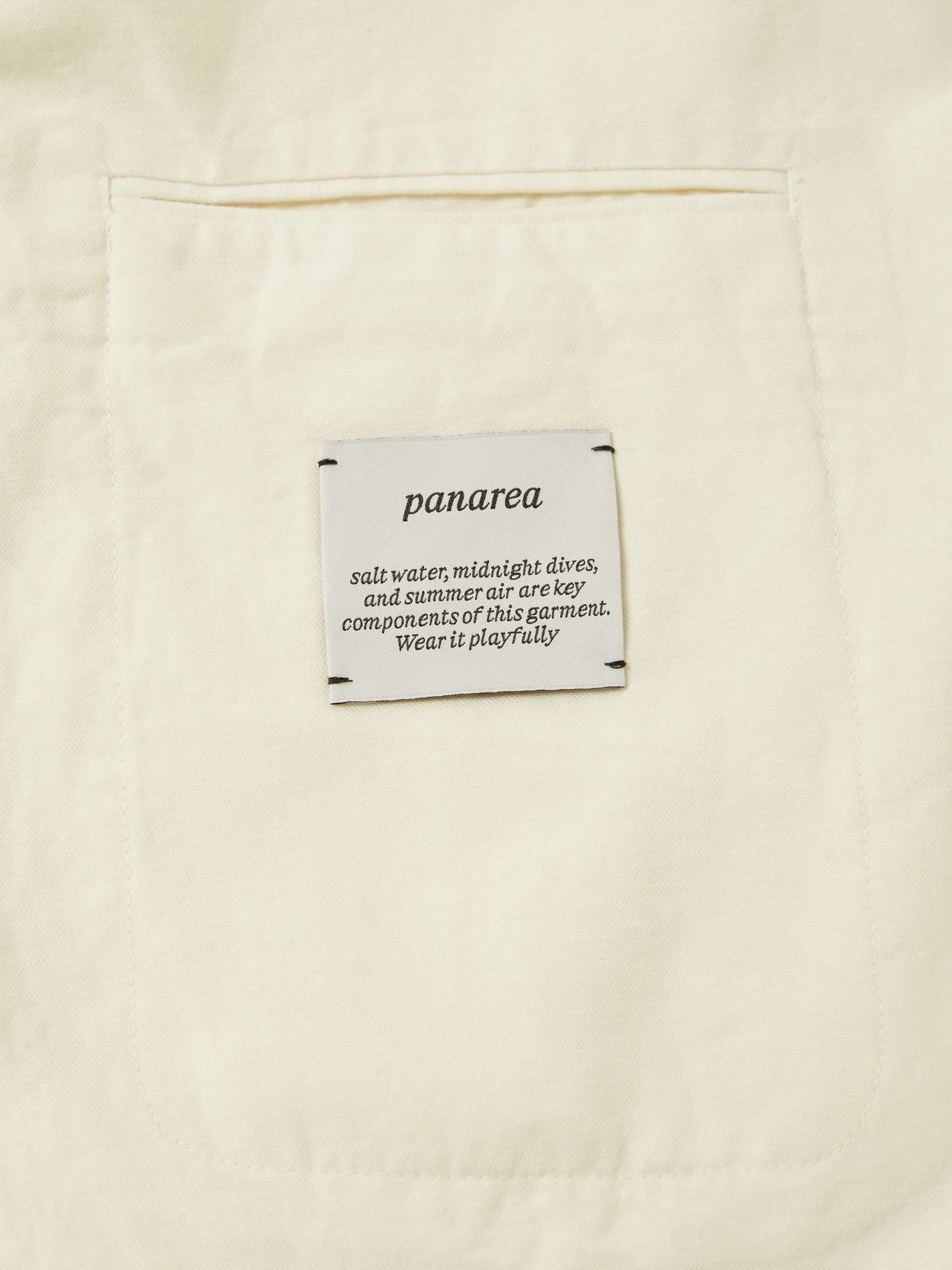 CARUSO Panarea Unstructured Linen and Cotton-Blend Blazer