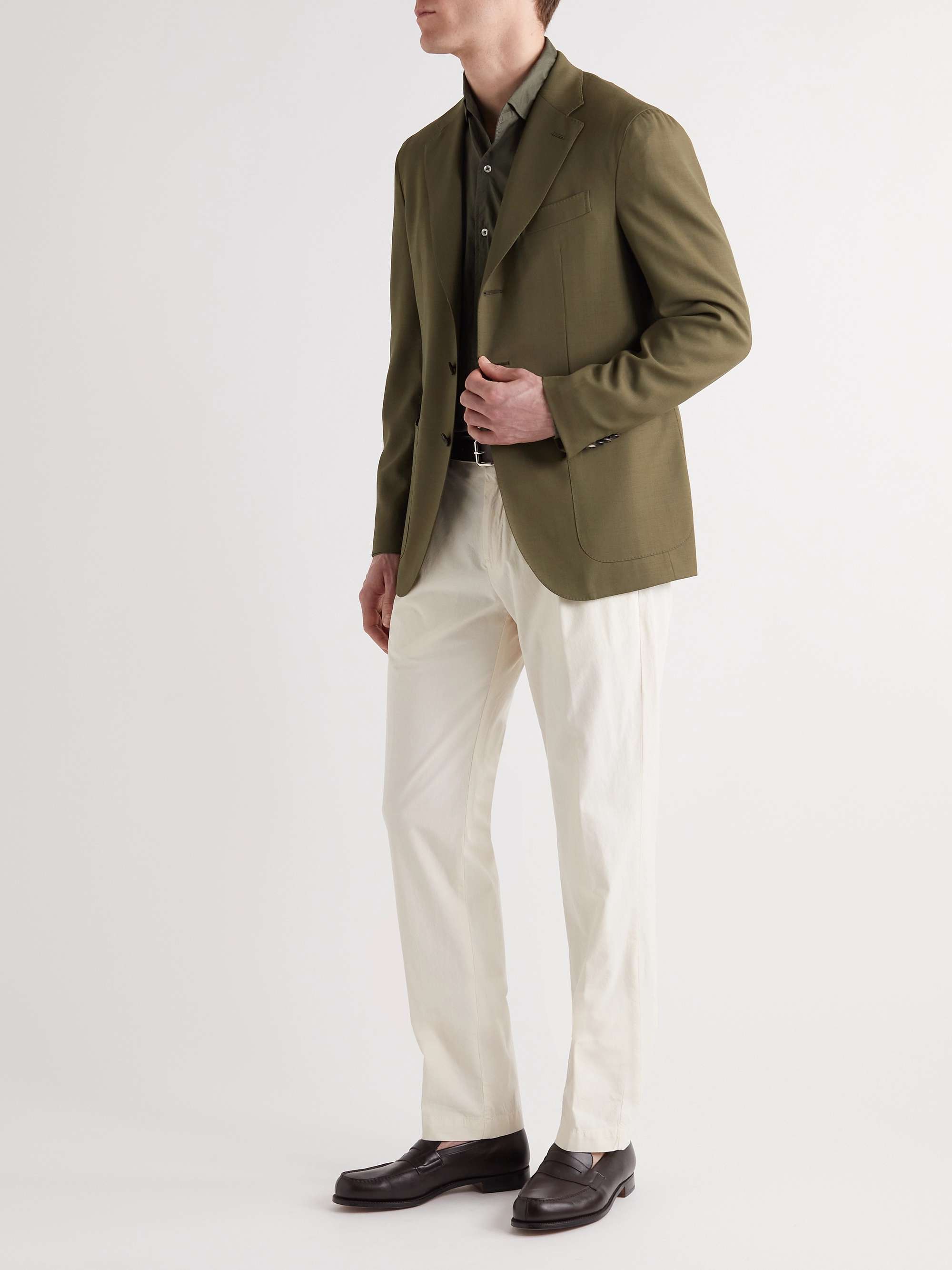 CARUSO Tosca Wool Suit Jacket