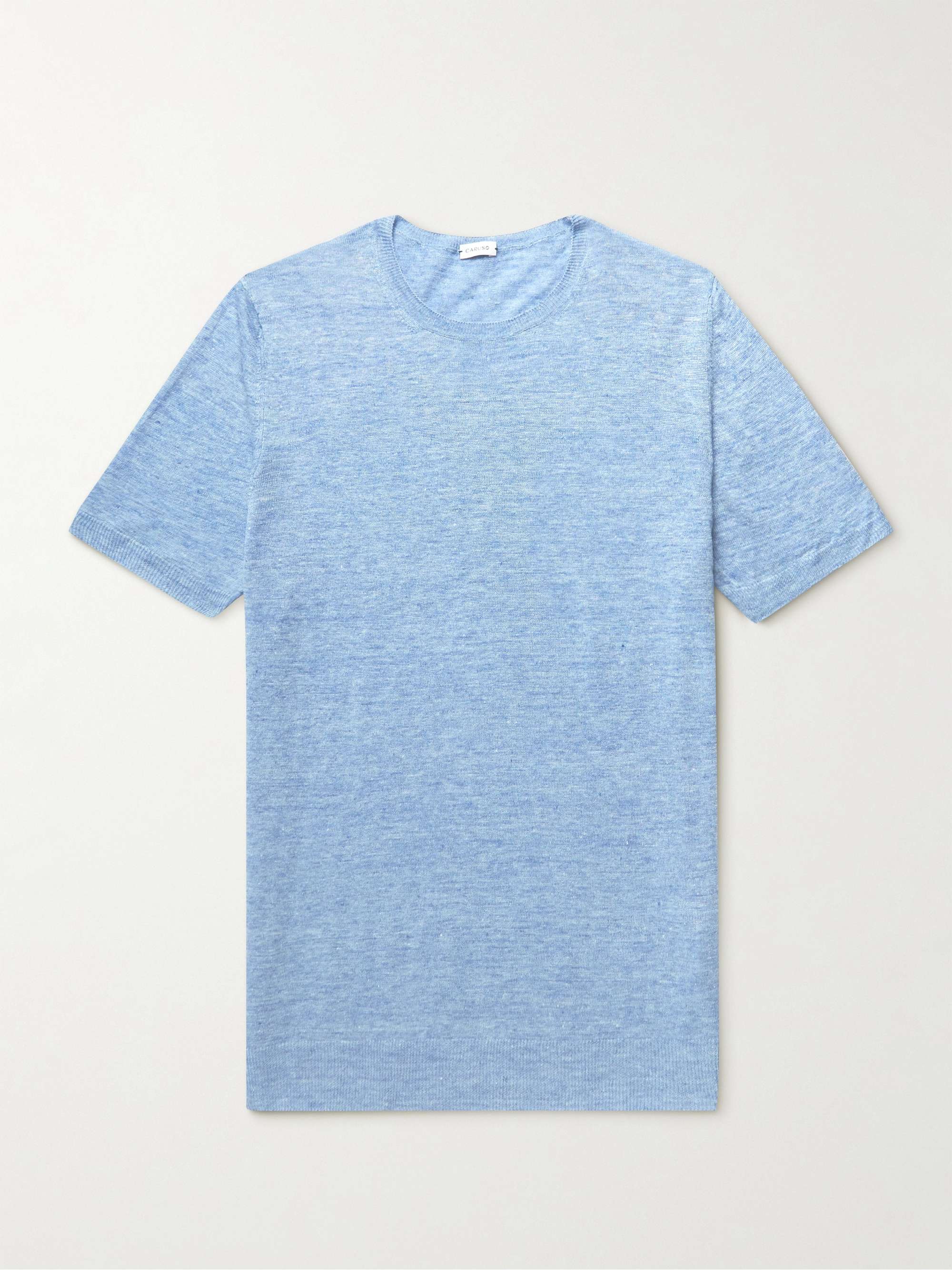 CARUSO Slim-Fit Linen T-Shirt