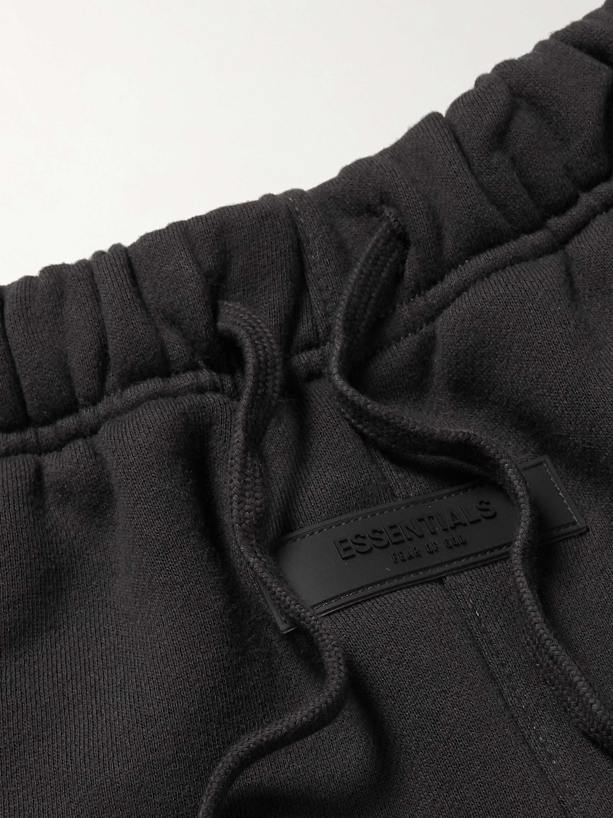 Logo-Flocked Cotton-Jersey Sweatpants