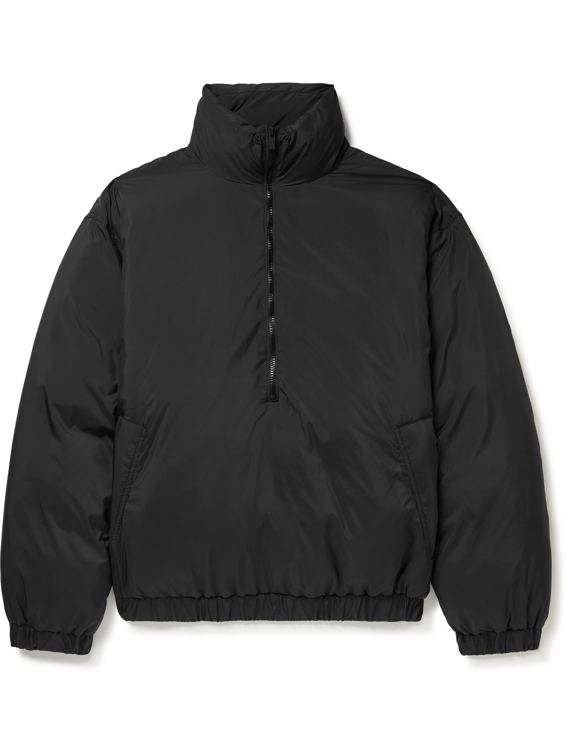 Essentials Logo-appliquéd Padded Shell Jacket In Gray | ModeSens