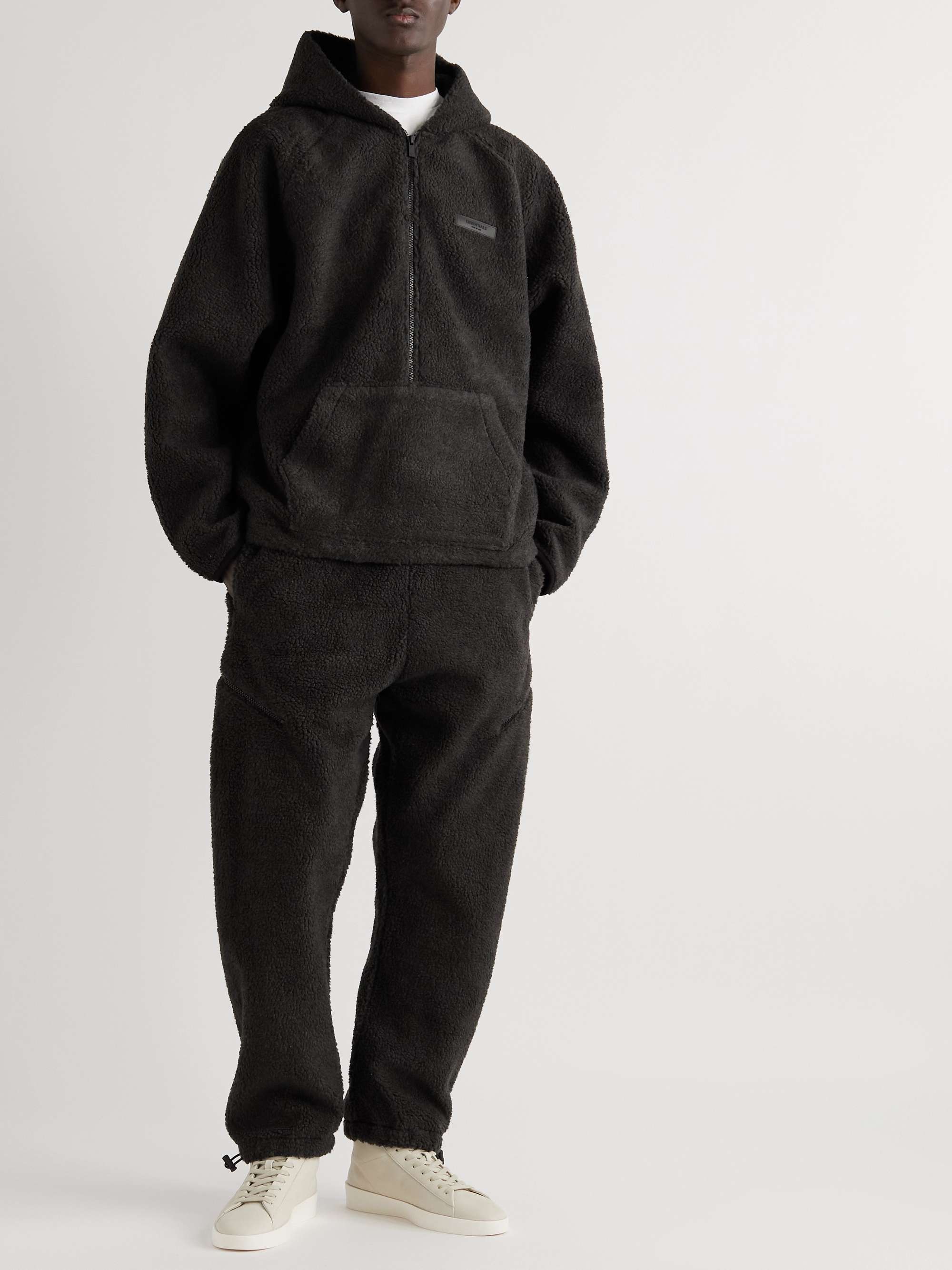 FEAR OF GOD ESSENTIALS Slim-Fit Logo-Appliquéd Fleece Sweatpants