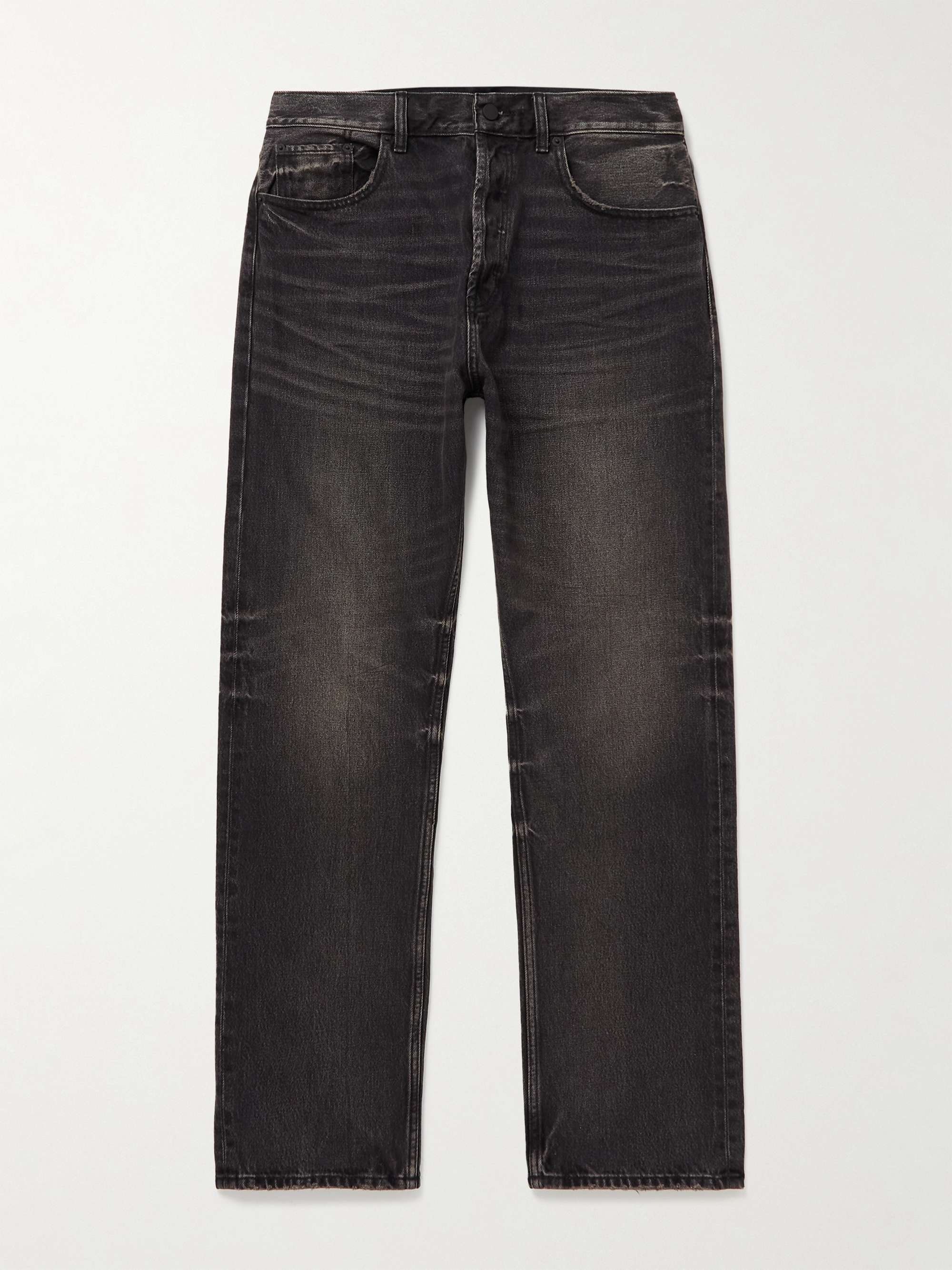 피어오브갓 에센셜 블랙진 ESSENTIALS Straight-Leg Jeans,Black