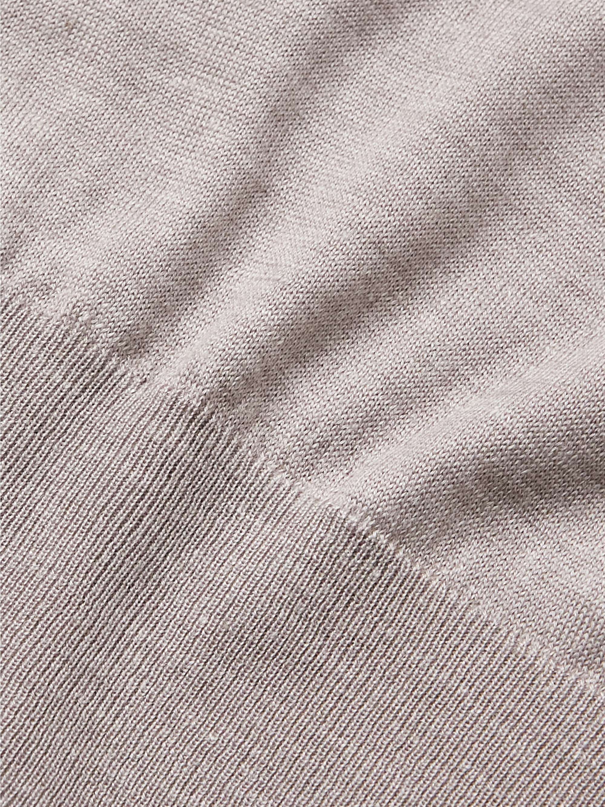 ZEGNA Silk, Cashmere and Linen-Blend Sweater
