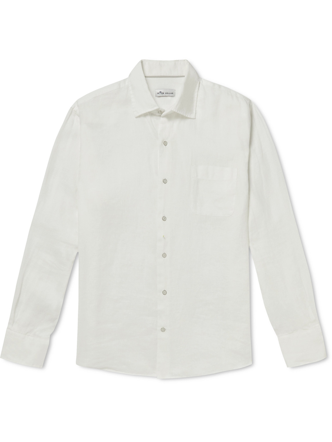 Peter Millar Coastal Linen Garment Dyed Classic Fit Button Down Shirt ...
