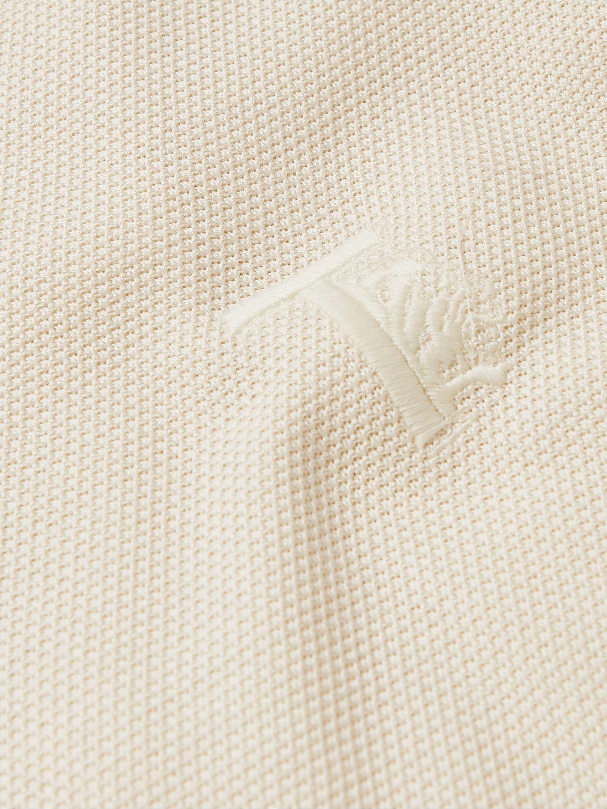 TOD'S Logo-Embroidered Cotton-Piqué Polo Shirt