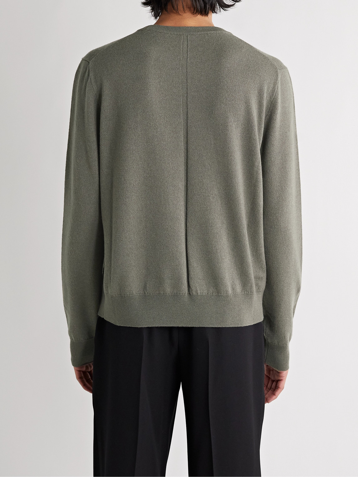 Shop The Row Benji Cashmere Sweater In Green