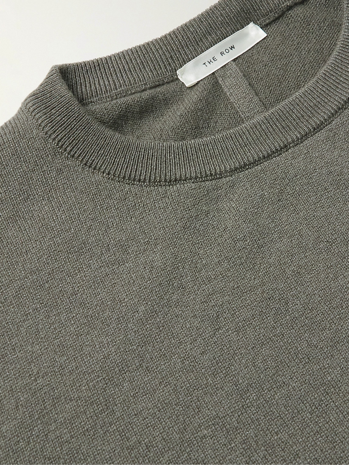 Shop The Row Benji Cashmere Sweater In Green