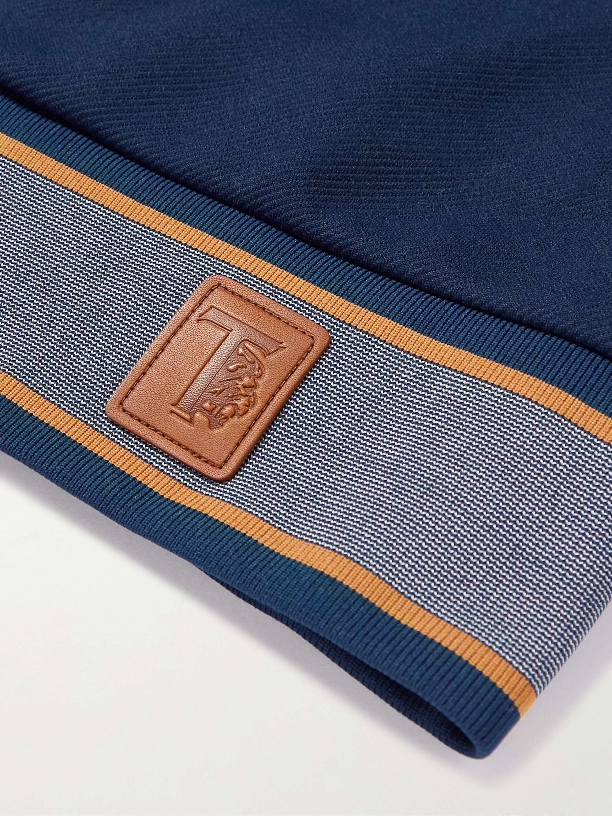 TOD'S Logo-Appliquéd Piped Technical Twill Track Jacket