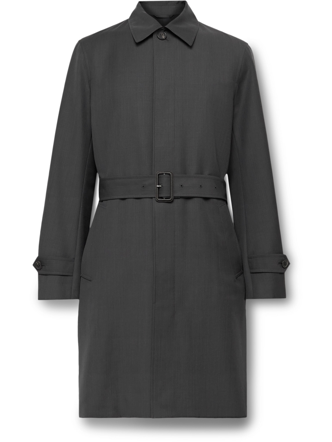 William Belted Super 120s Wool and Mohair-Blend Trench Coat