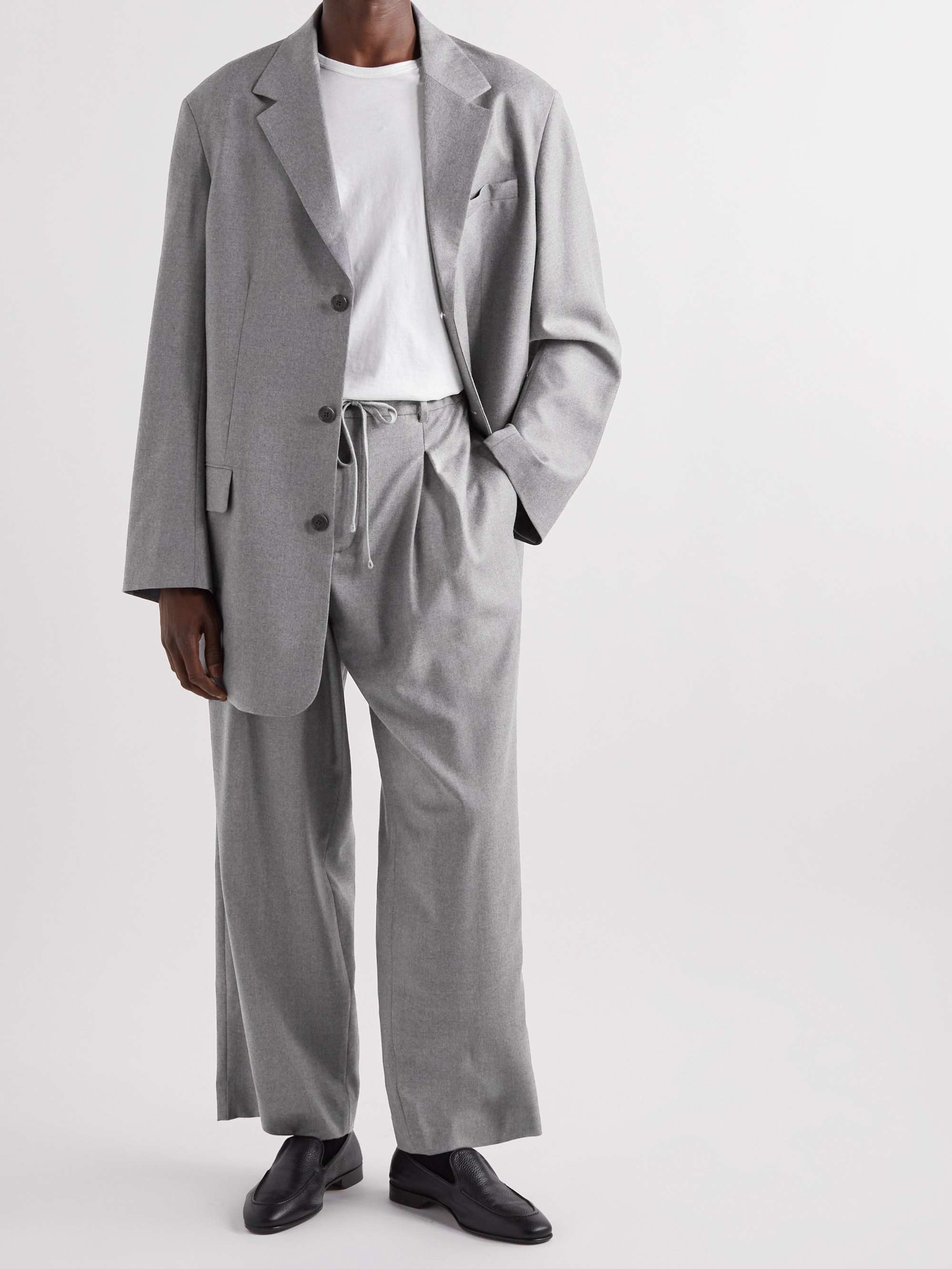 THE ROW Winslow Oversized Unstructured Virgin Wool Suit Jacket