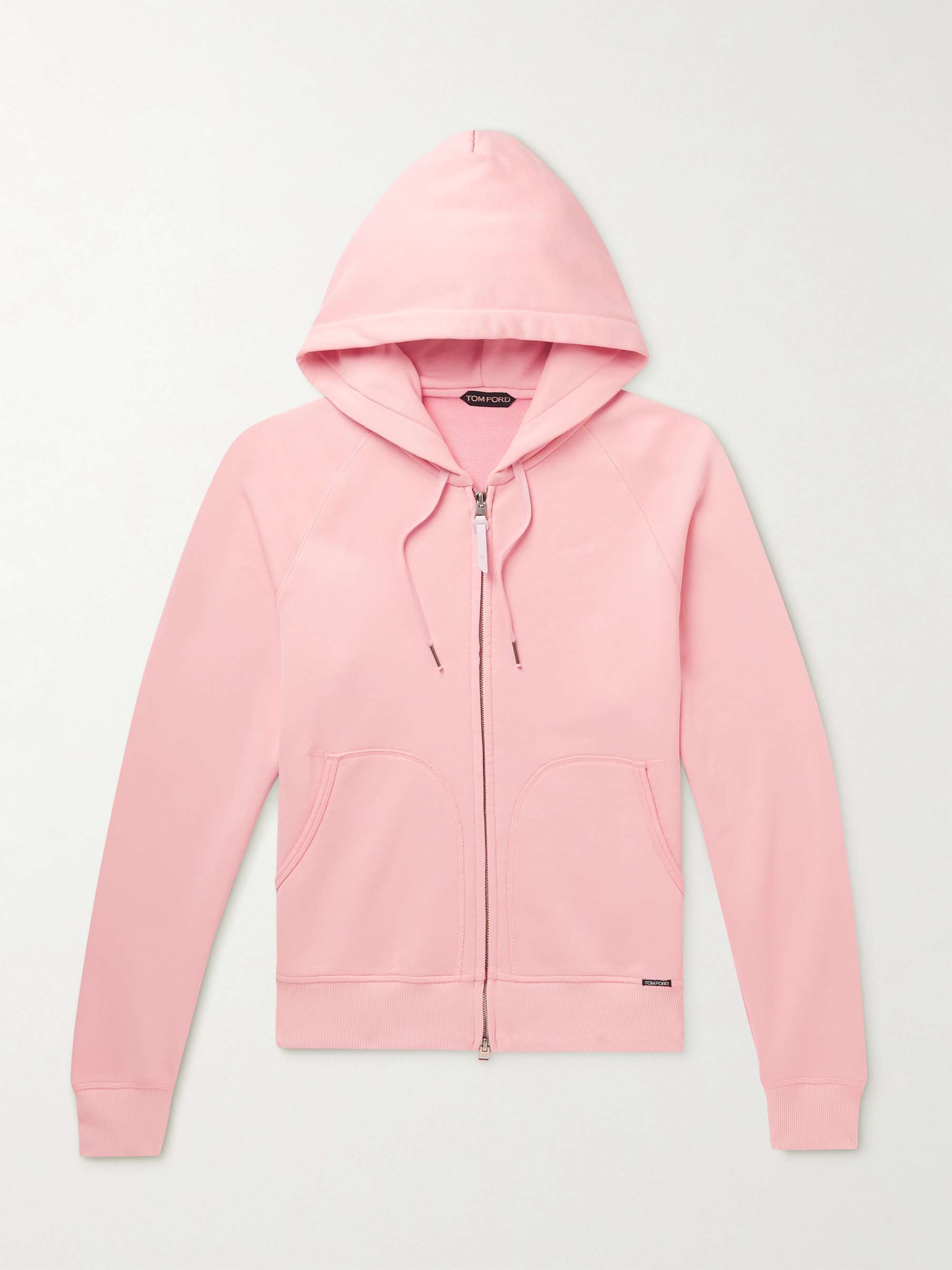 TOM FORD Jersey Zip-Up Hoodie