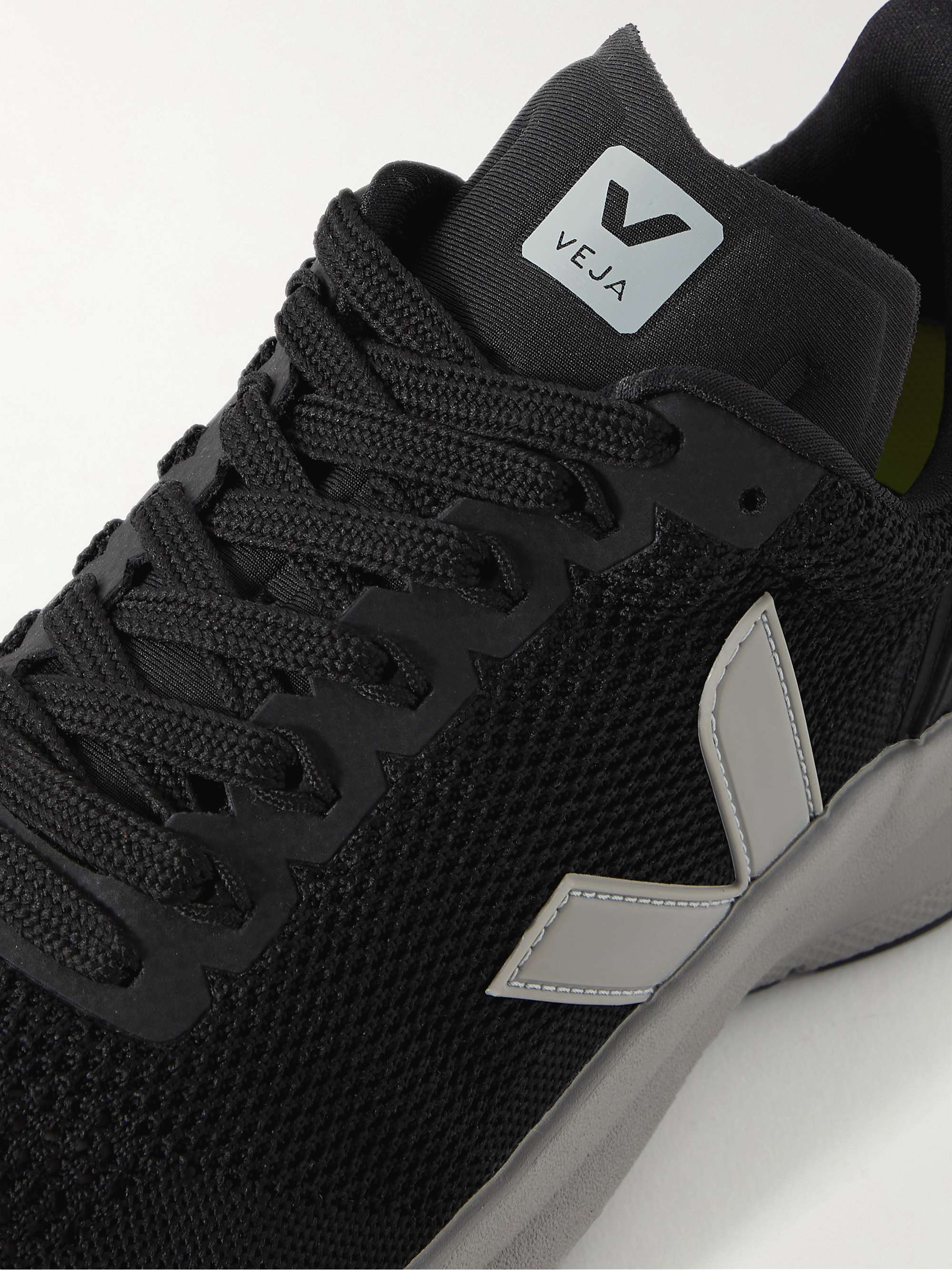 VEJA Marlin Rubber-Trimmed Stretch-Knit Running Sneakers
