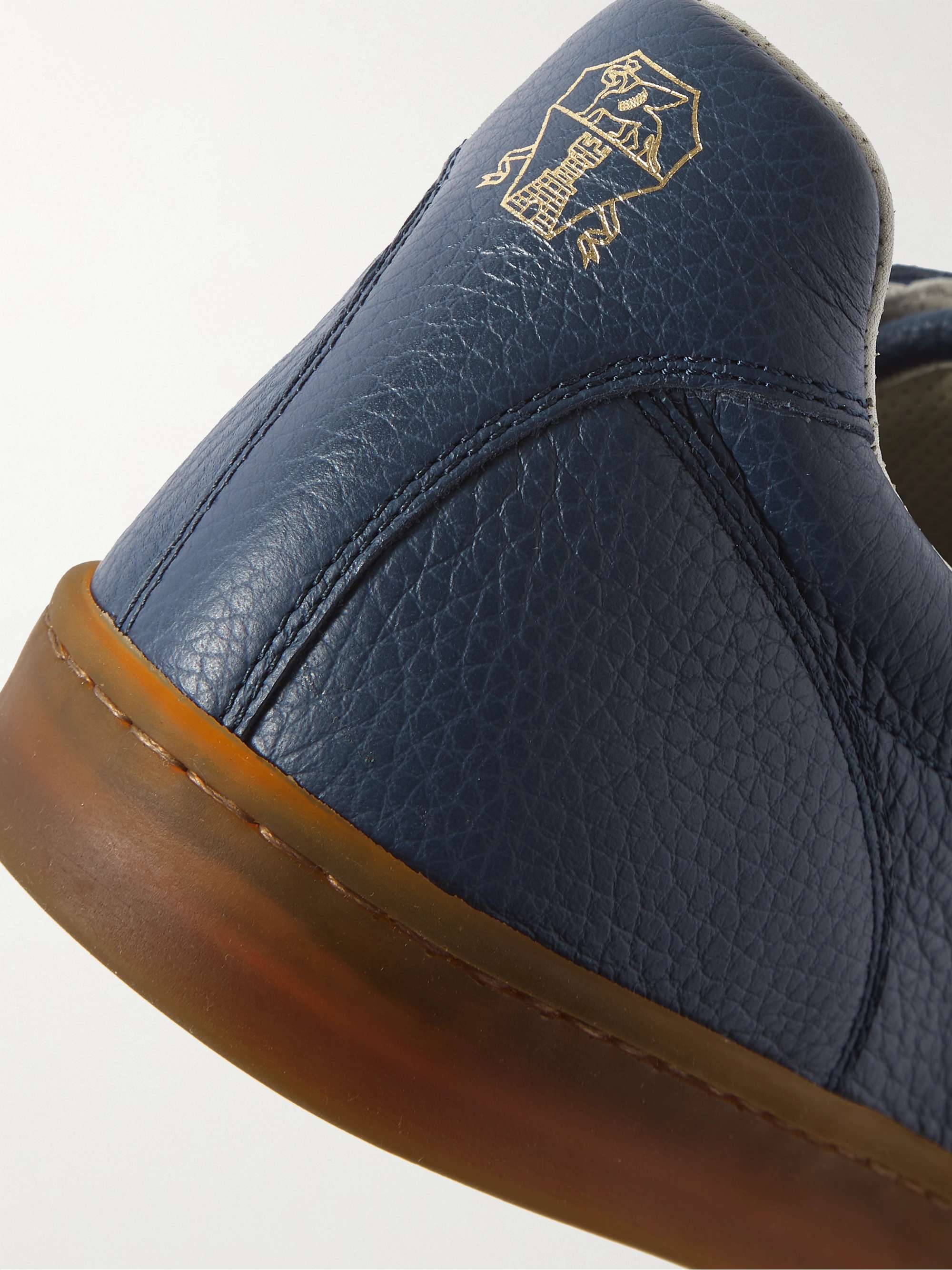 BRUNELLO CUCINELLI Full-Grain Leather Sneakers