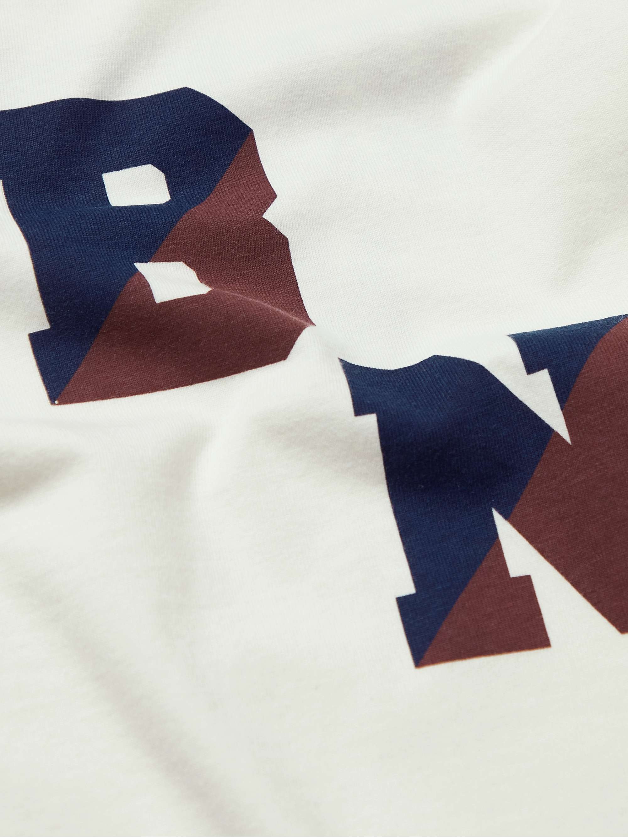 BARACUTA + Noah Printed Cotton-Jersey T-Shirt