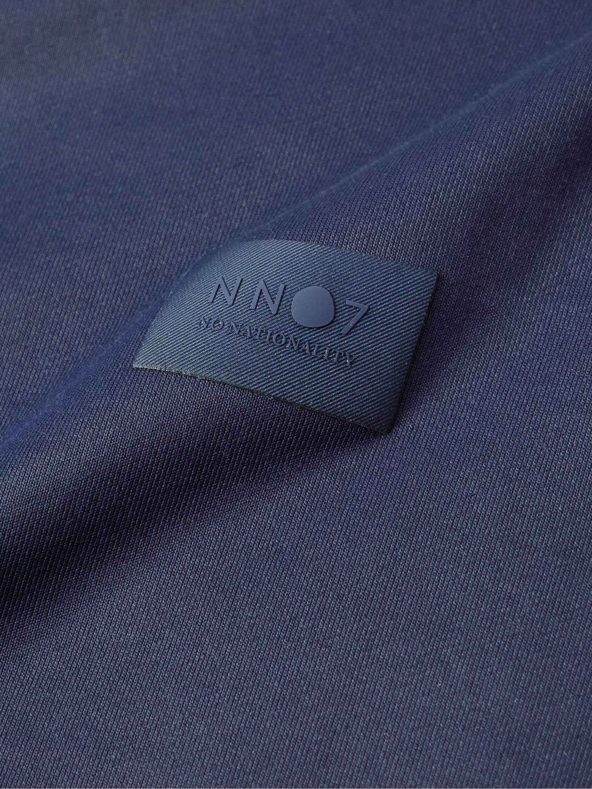 NN07 Briggs Logo-Appliquéd Stretch-Jersey Hoodie