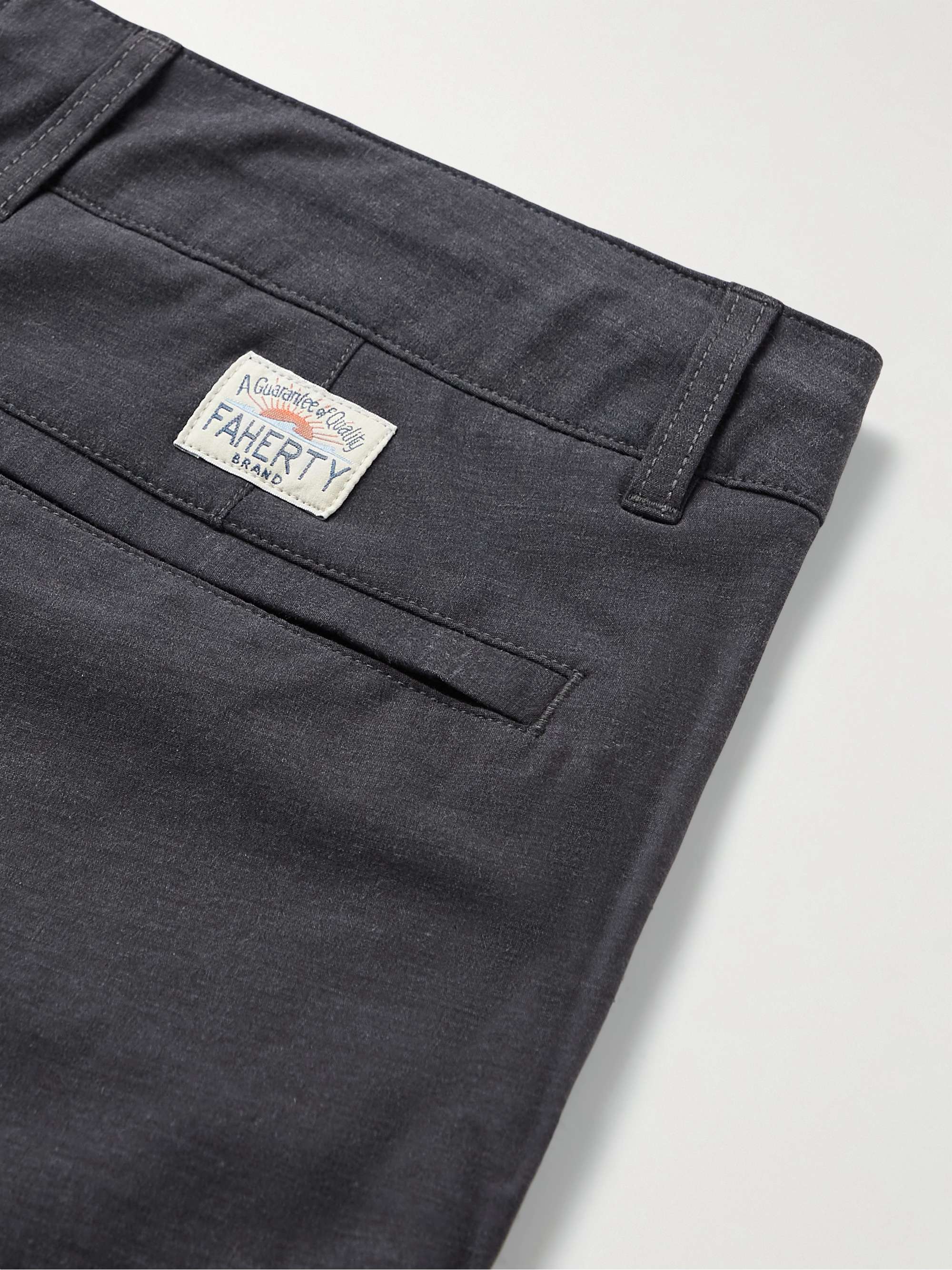 FAHERTY All Day Straight-Leg Stretch-Jersey Shorts