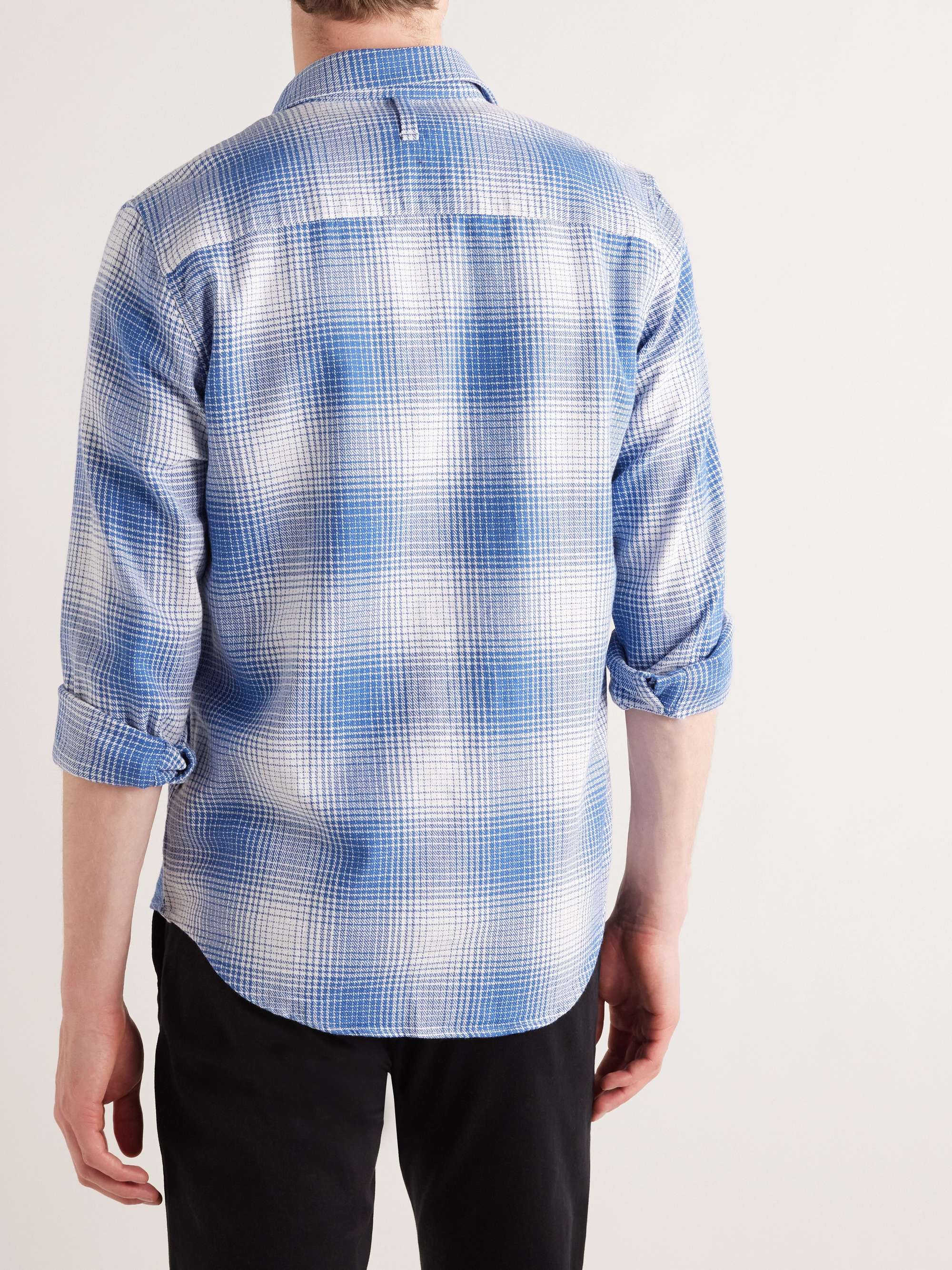 NN07 Arne Checked Cotton-Flannel Shirt
