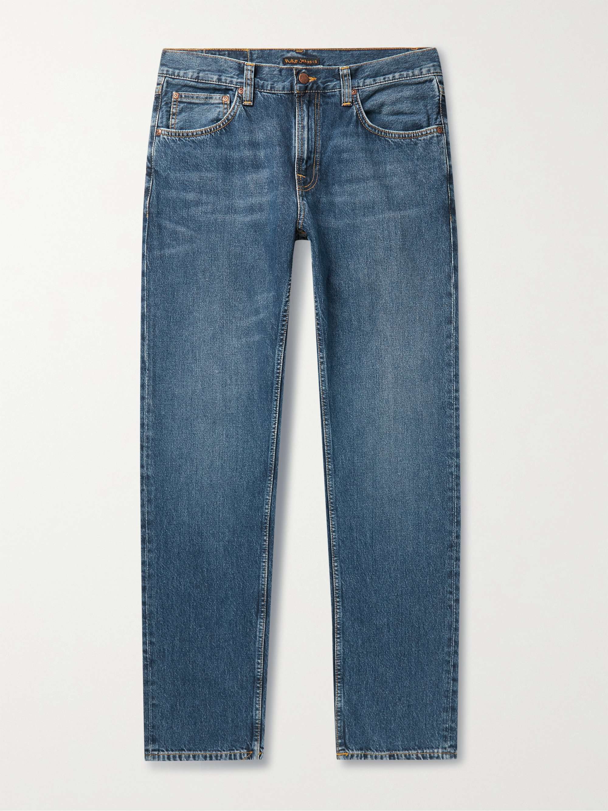 NUDIE JEANS Gritty Jackson Straight-Leg Organic Jeans
