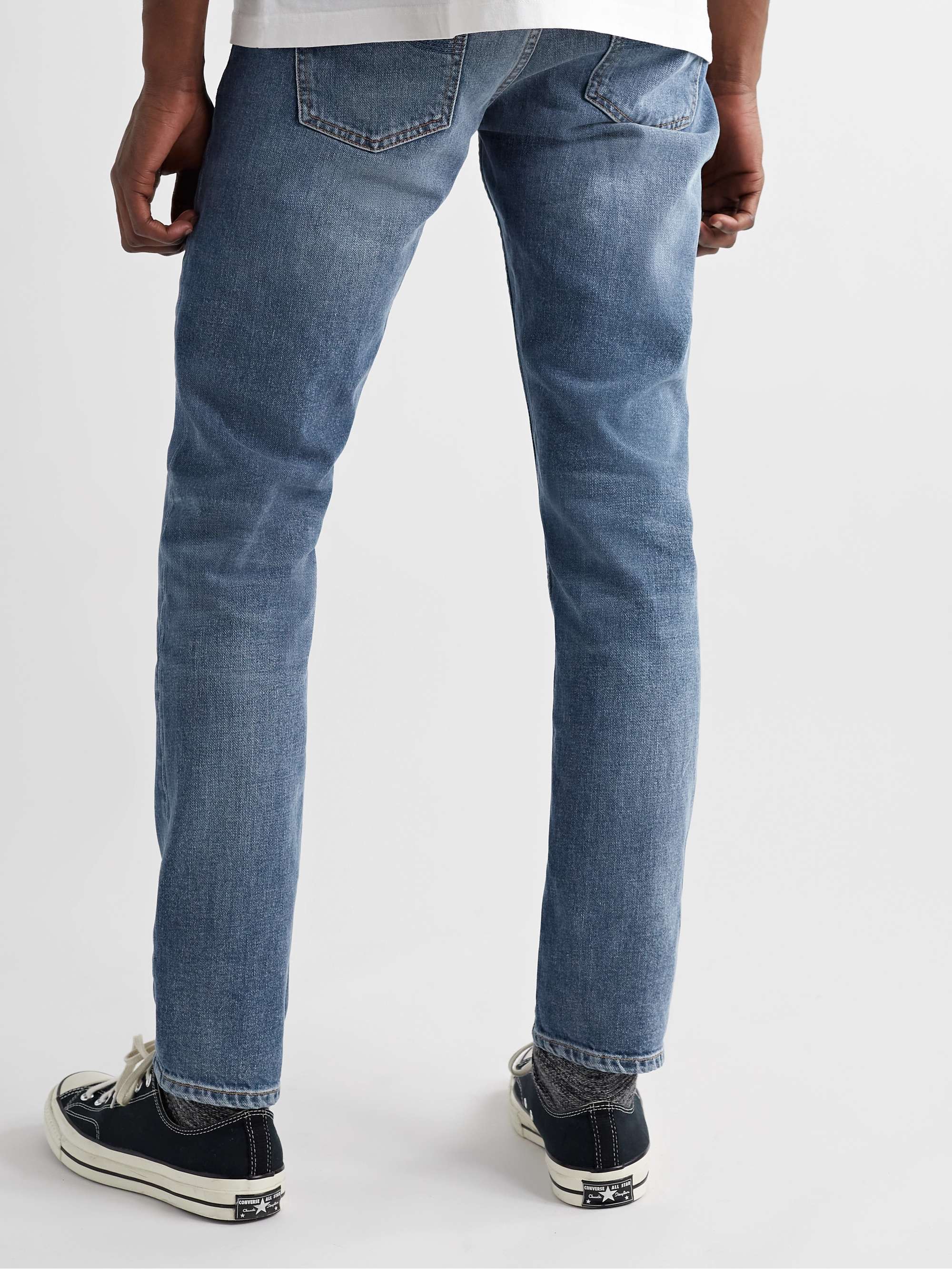 NUDIE JEANS Lean Dean Slim-Fit Organic Jeans