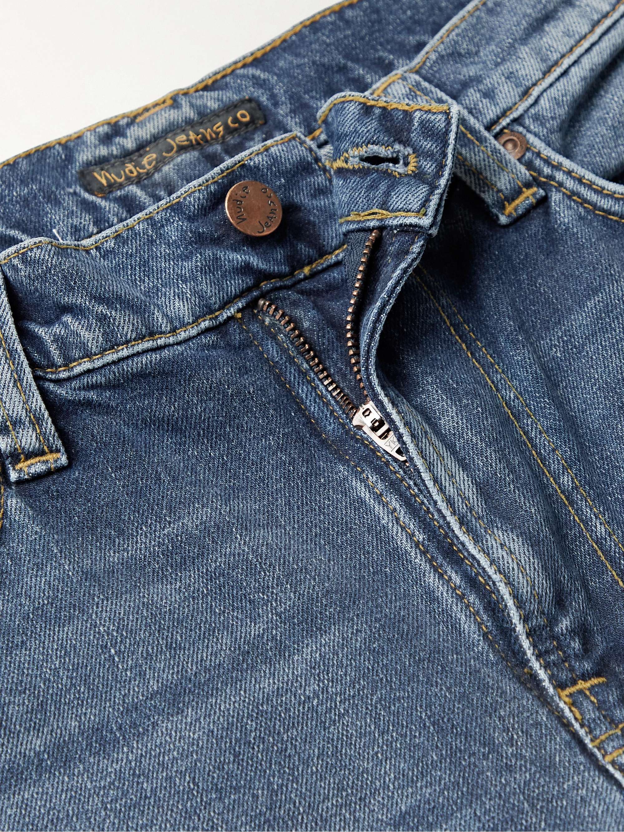 NUDIE JEANS Lean Dean Slim-Fit Organic Jeans