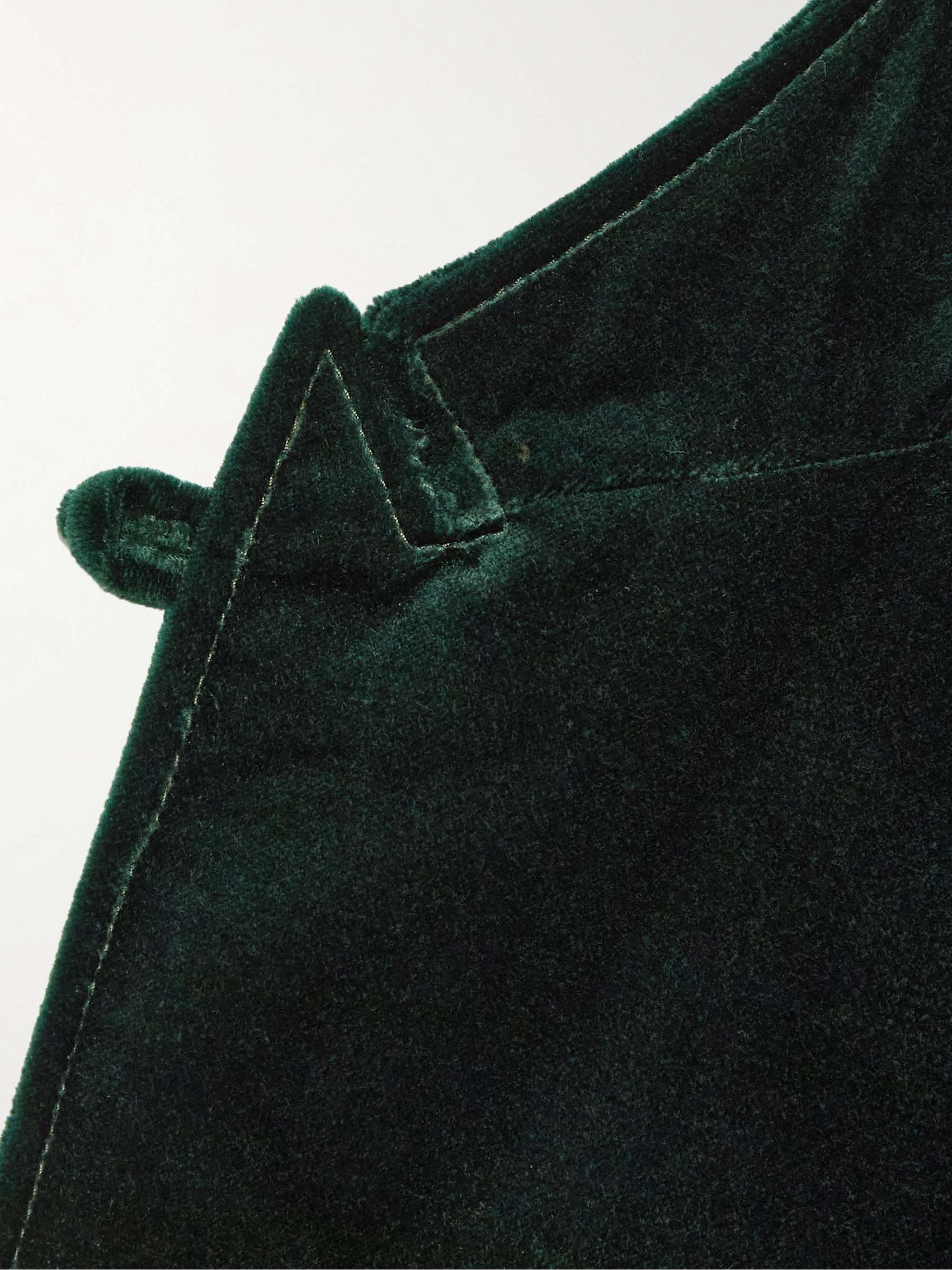 OLIVER SPENCER Finsbury Slim-Fit Cotton-Velvet Suit Jacket
