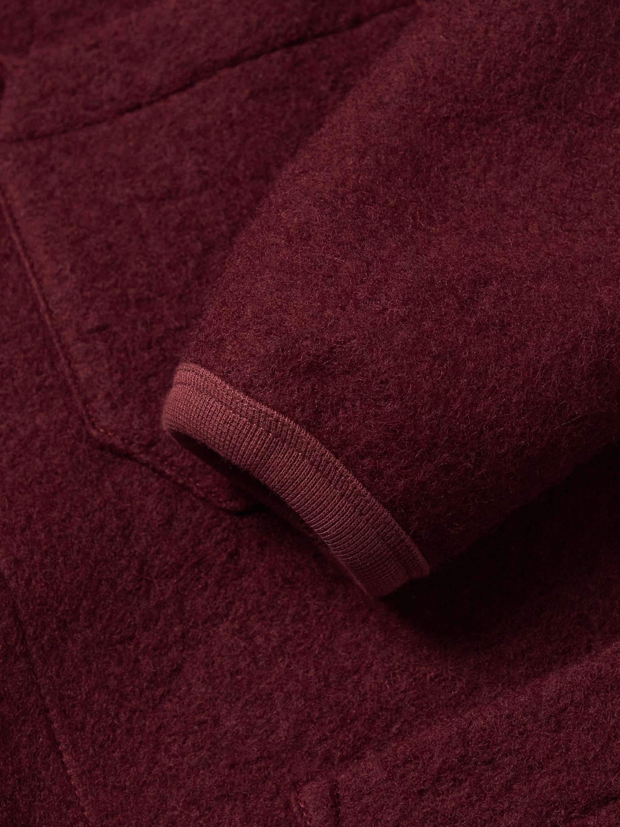 UNIVERSAL WORKS Boiled Wool-Blend Cardigan
