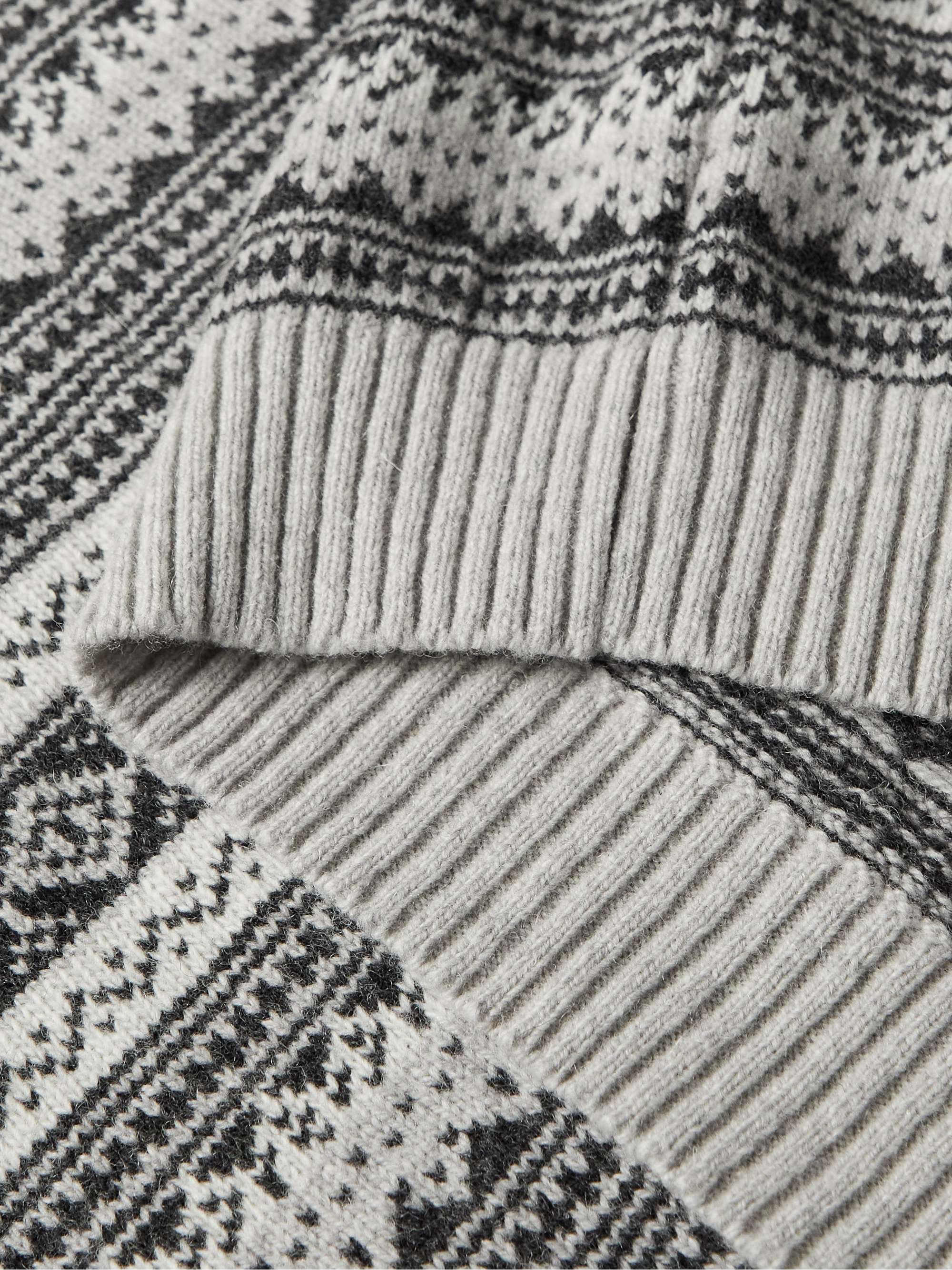 UNIVERSAL WORKS Fair Isle Wool-Blend Sweater