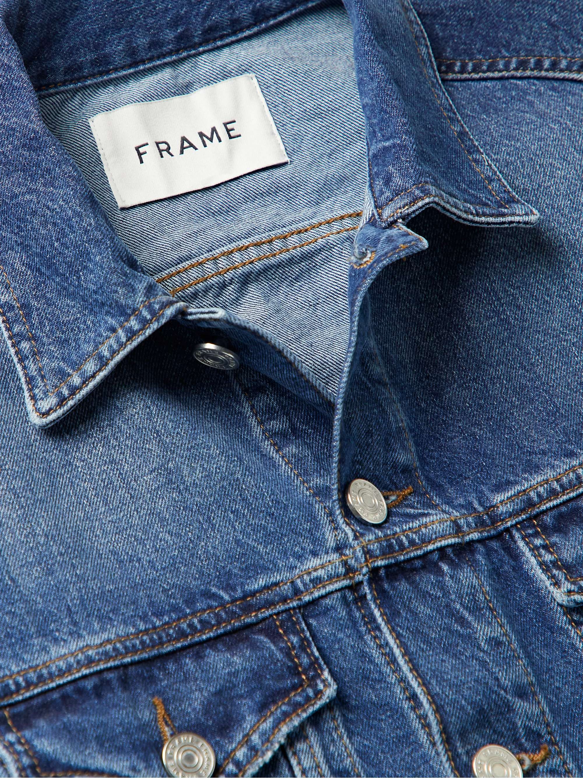 FRAME Reconstructed Organic Denim Jacket