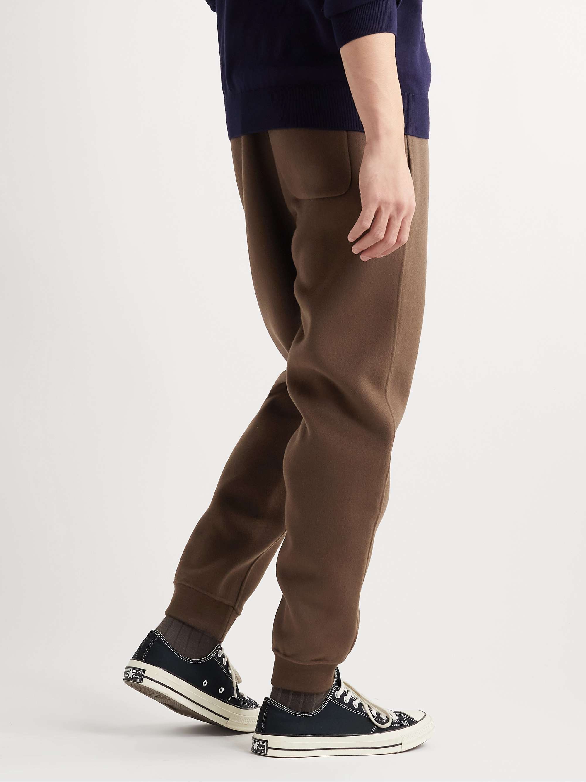FRAME Tapered Wool and Cashmere-Blend Sweatpants