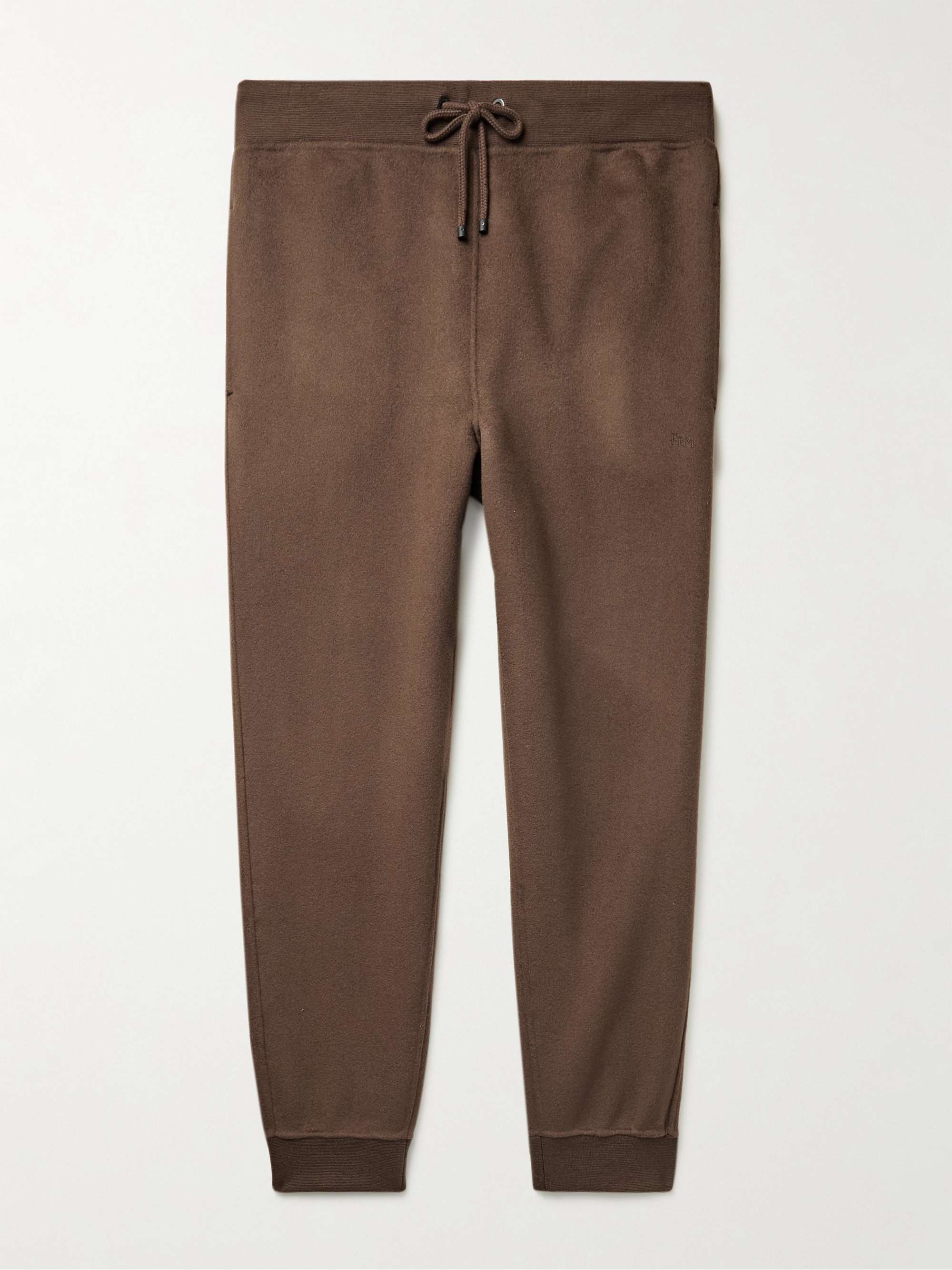 FRAME Tapered Wool and Cashmere-Blend Sweatpants