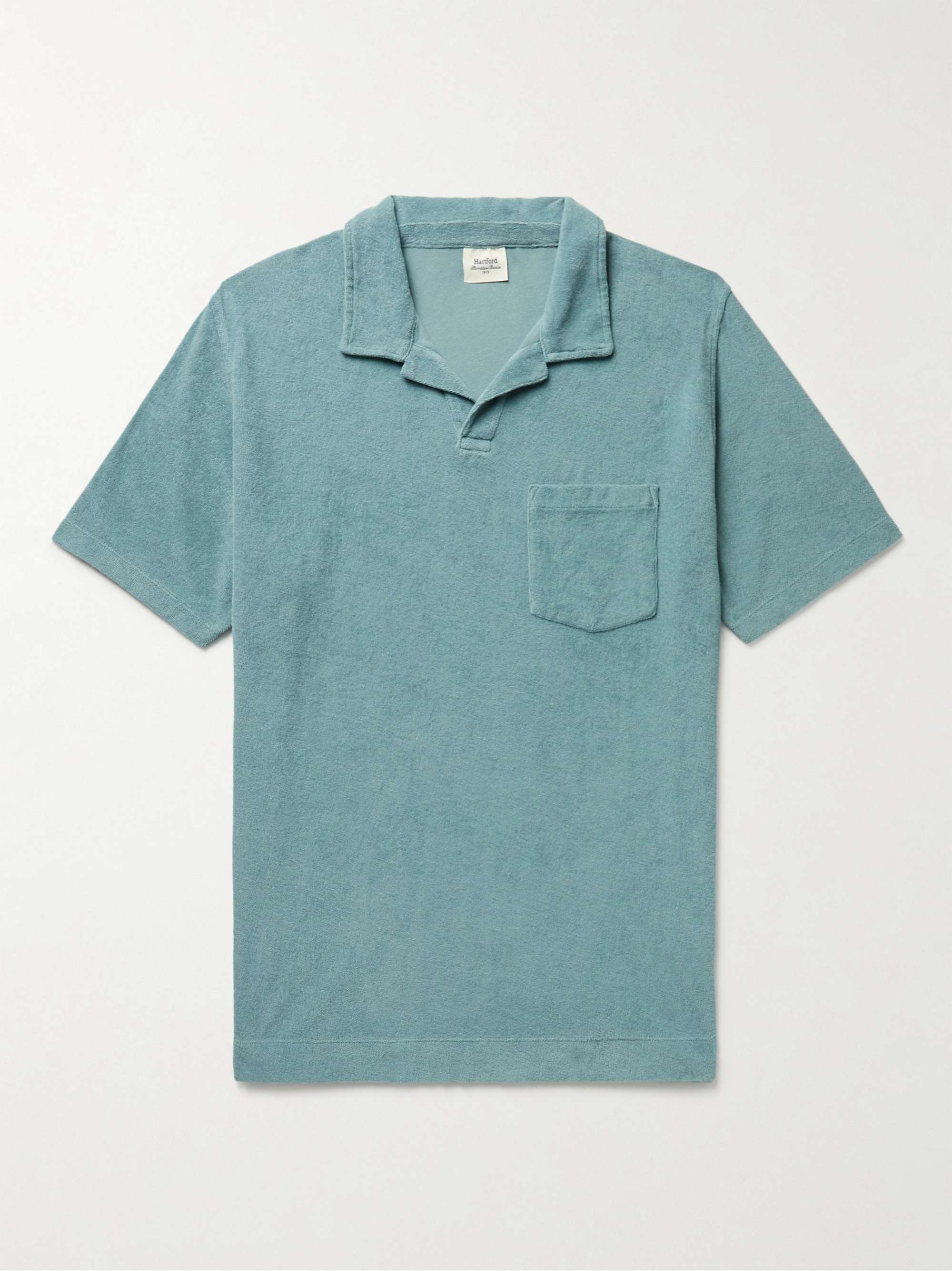 HARTFORD Cotton-Terry Polo Shirt