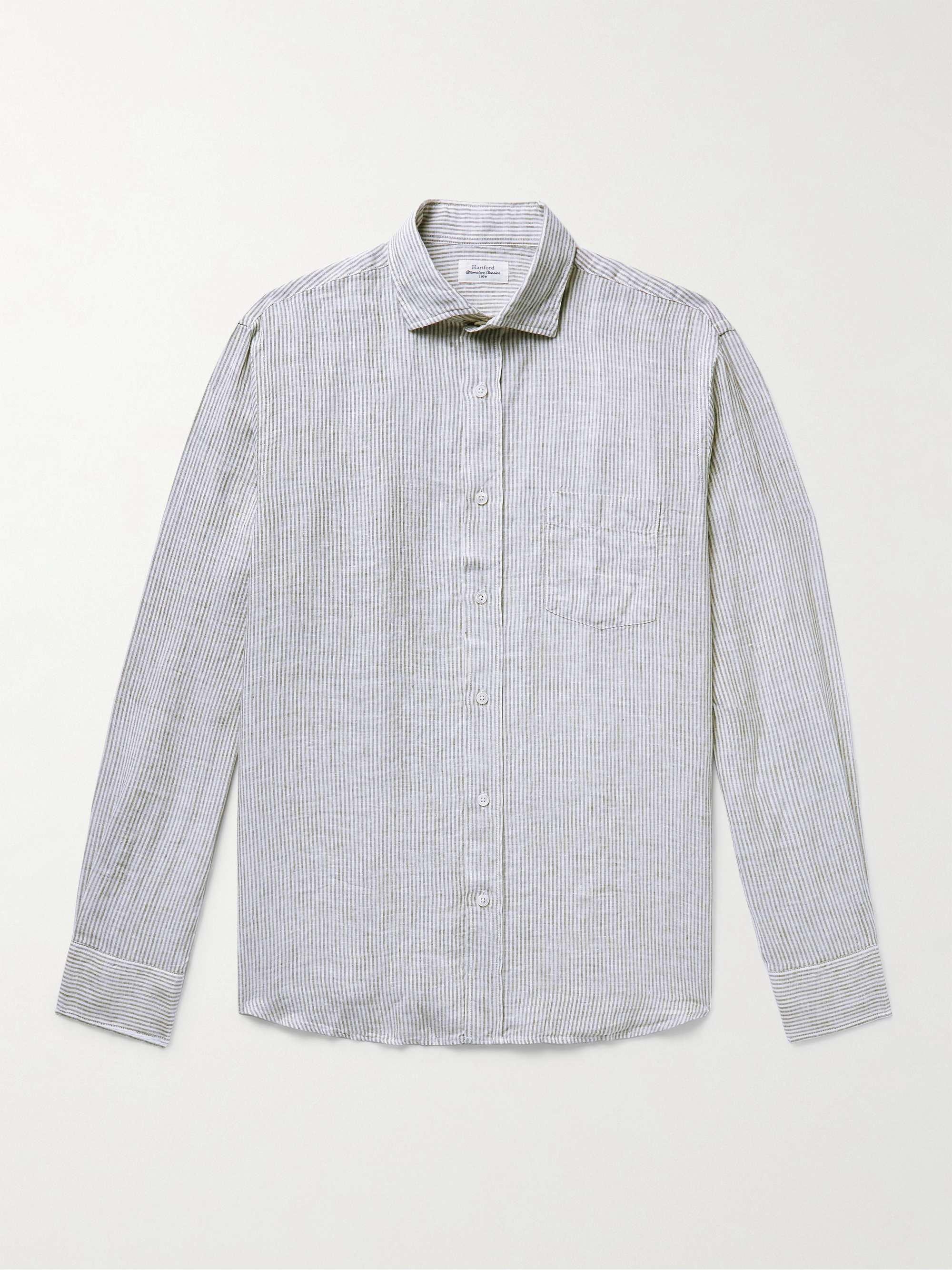 HARTFORD Paul Slub Linen Shirt