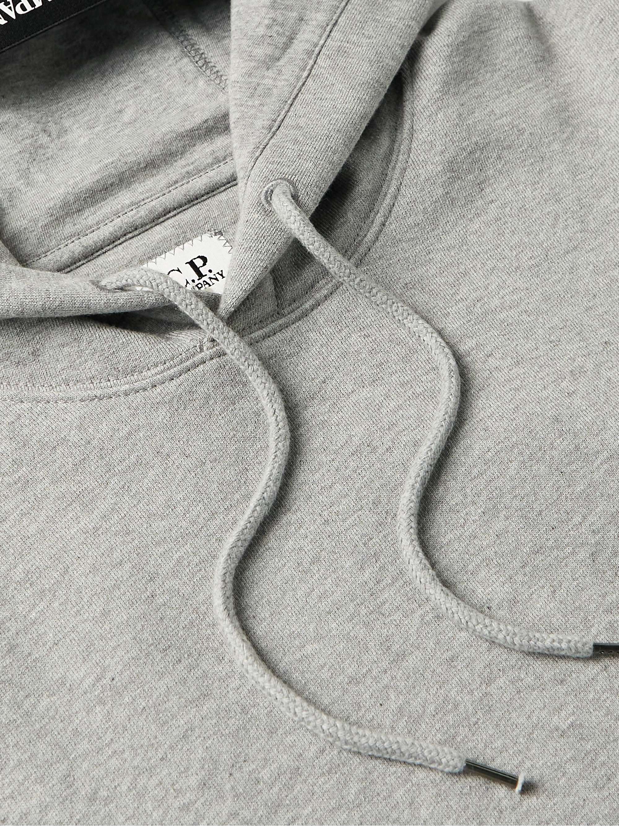 C.P. COMPANY Logo-Embellished Cotton-Jersey Hoodie
