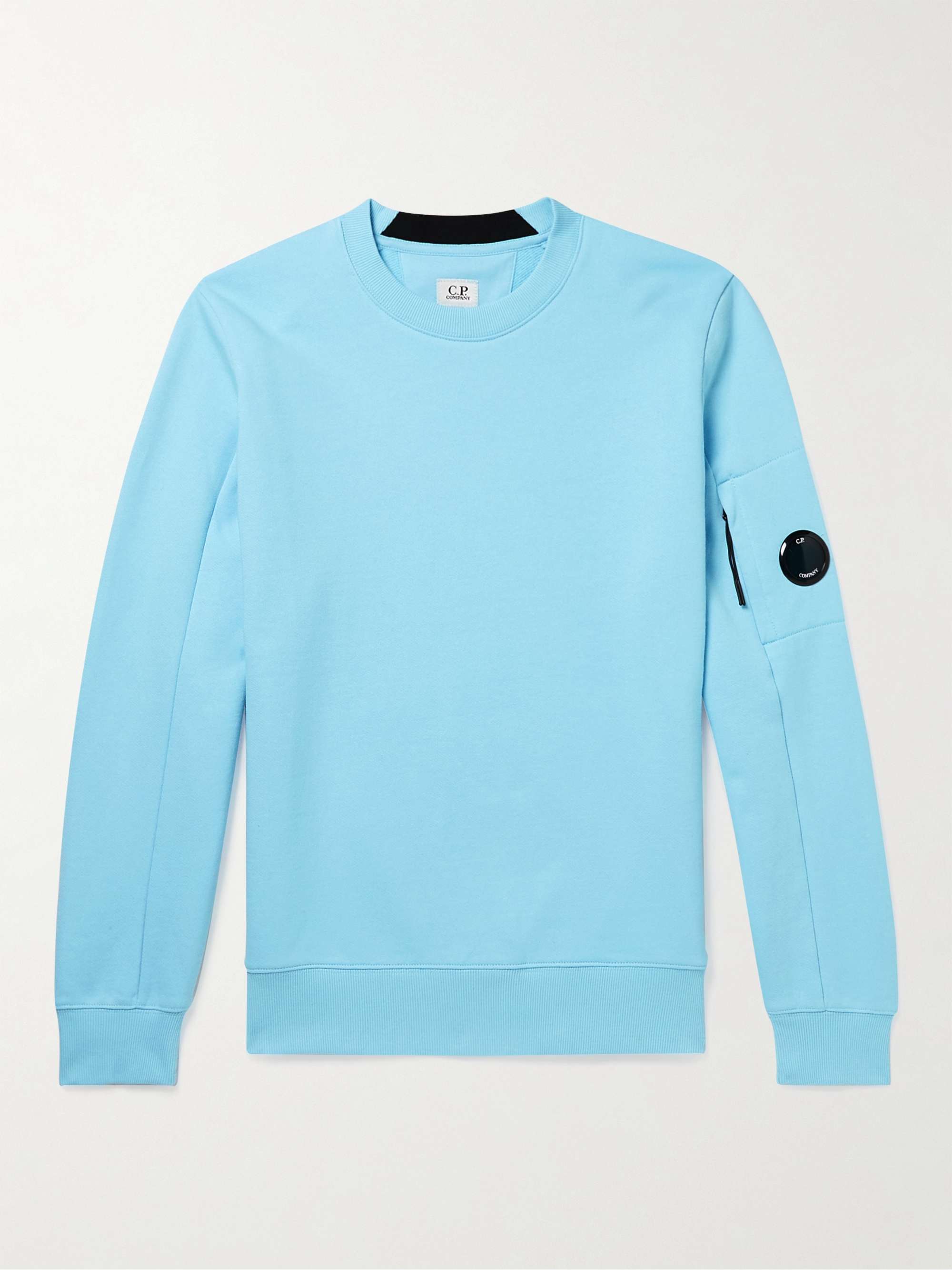 C.P. COMPANY Logo-Embellished Cotton-Jersey Sweatshirt
