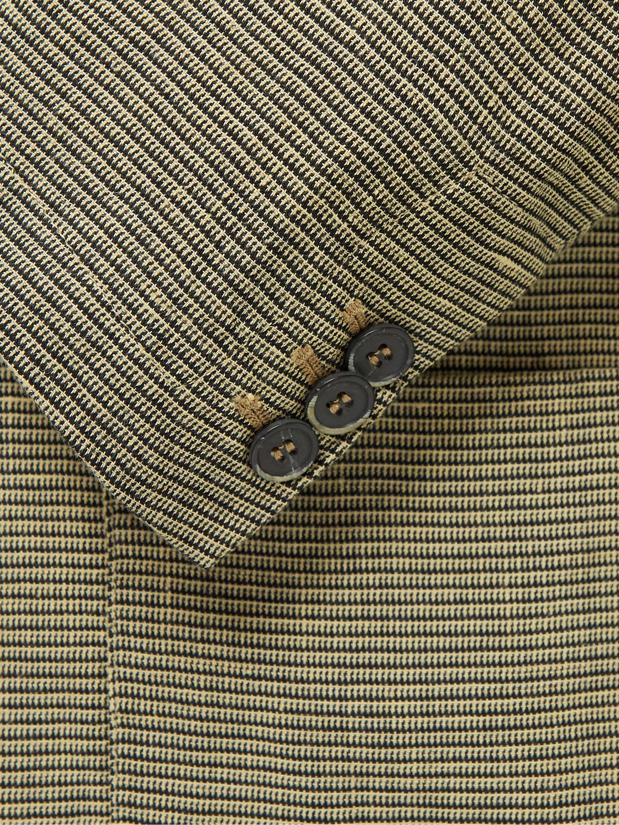 BARENA Striped Woven Suit Jacket