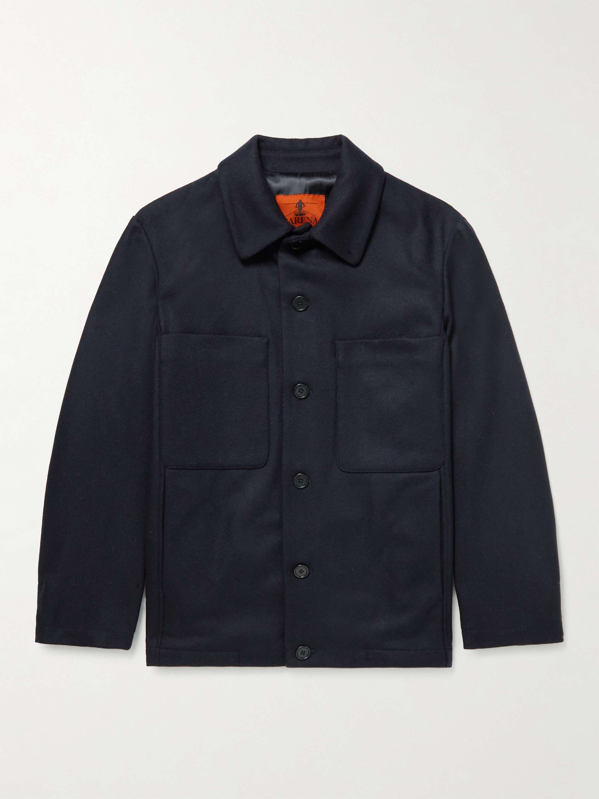 BARENA Wool-Blend Shirt Jacket